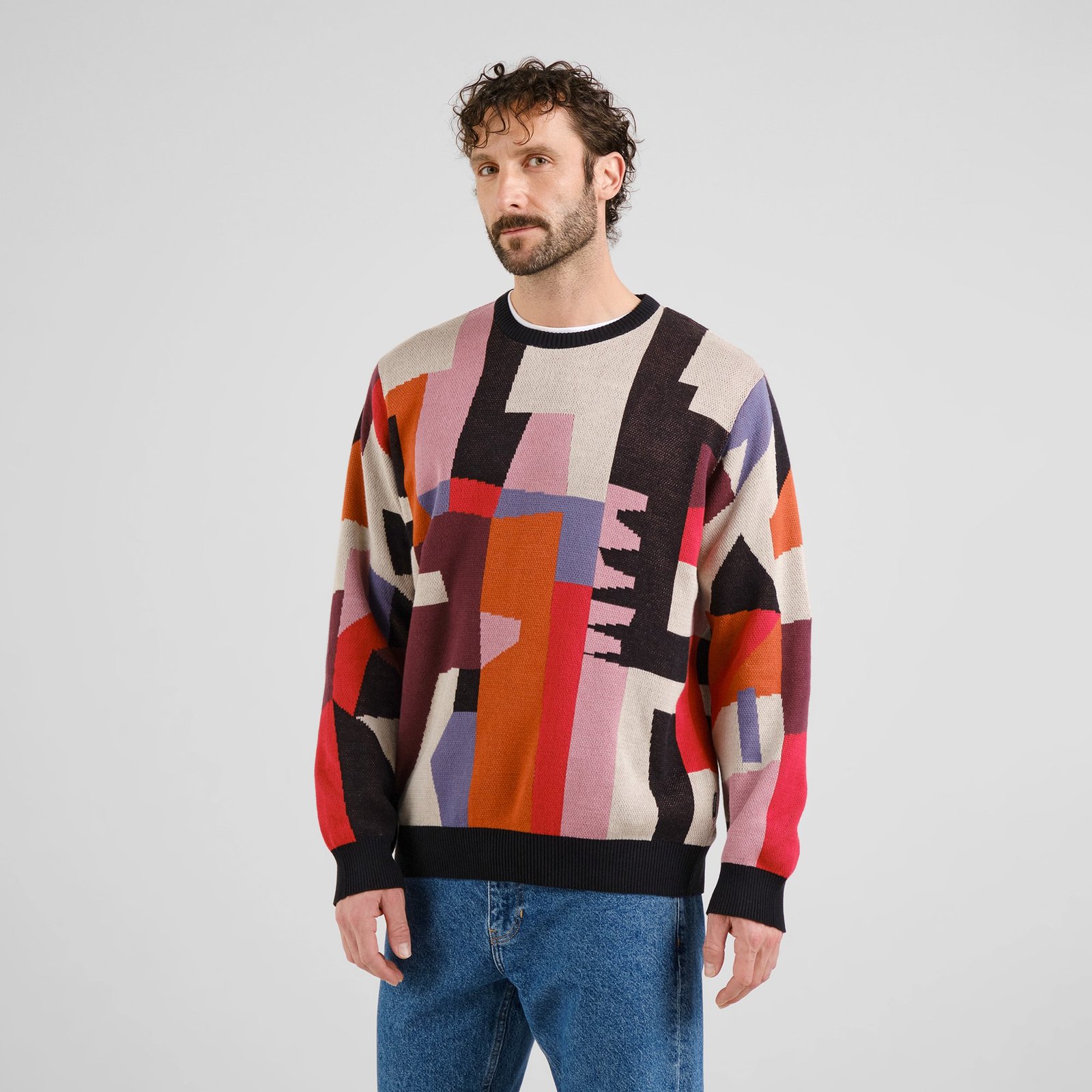 Sweater Mora Abstract Chaos Multi Color