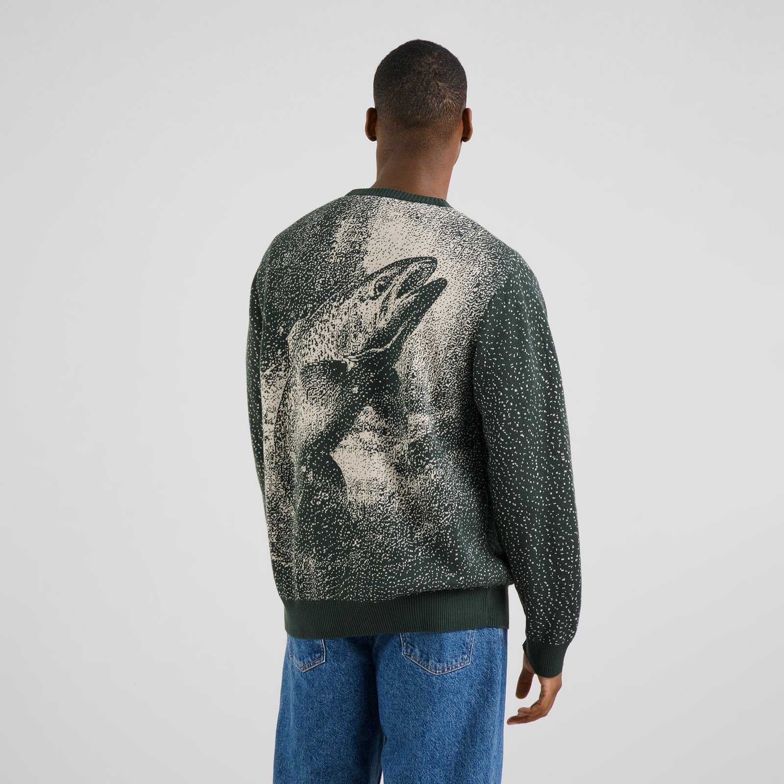 Sweater Mora Jumping Trout Dark Green