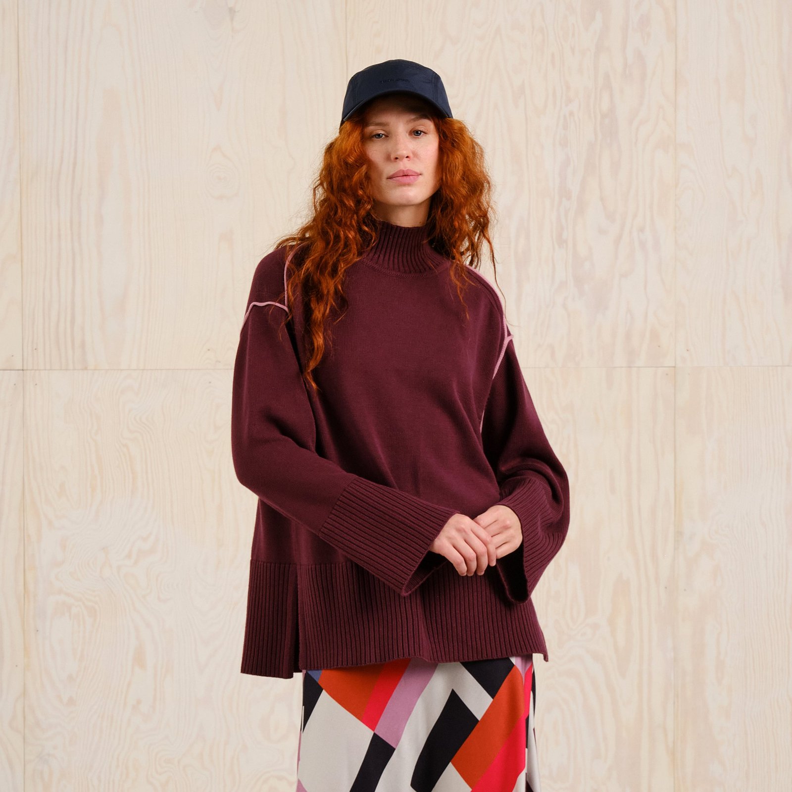 Sweater Sangis Fig Red