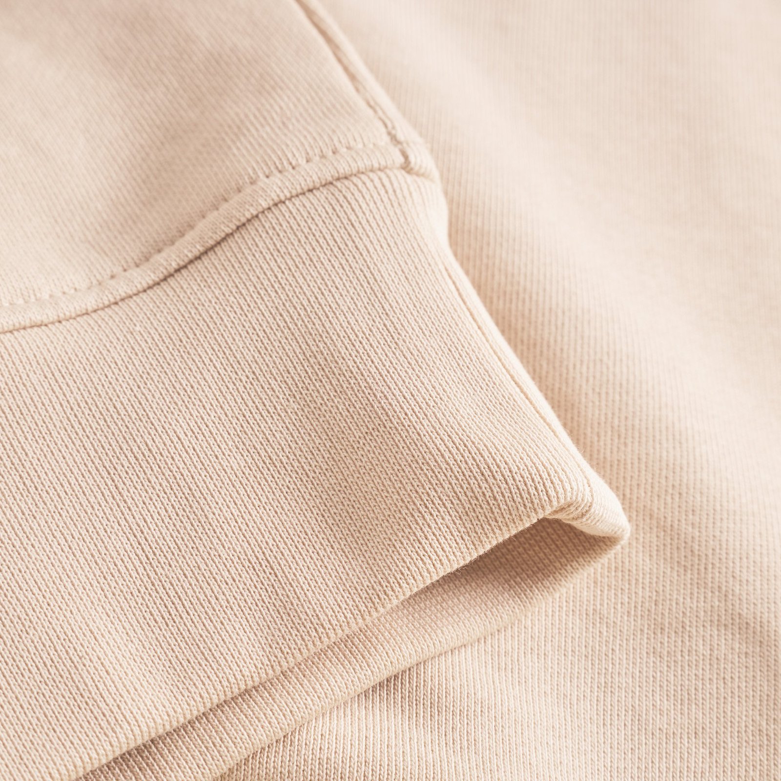 Sweatshirt Malmoe Cut Out Trout Oat White