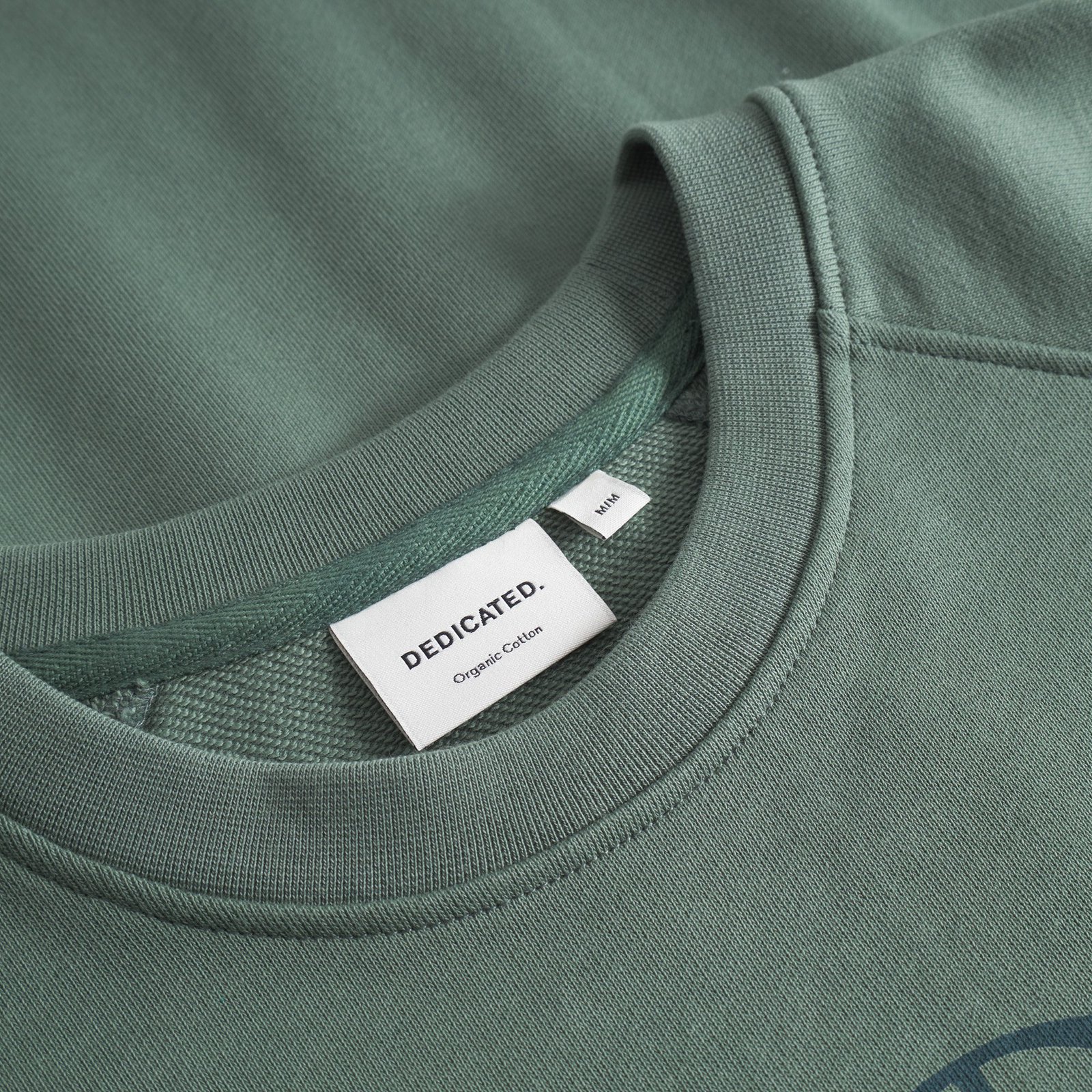 Sweatshirt Malmoe No War Forest Green