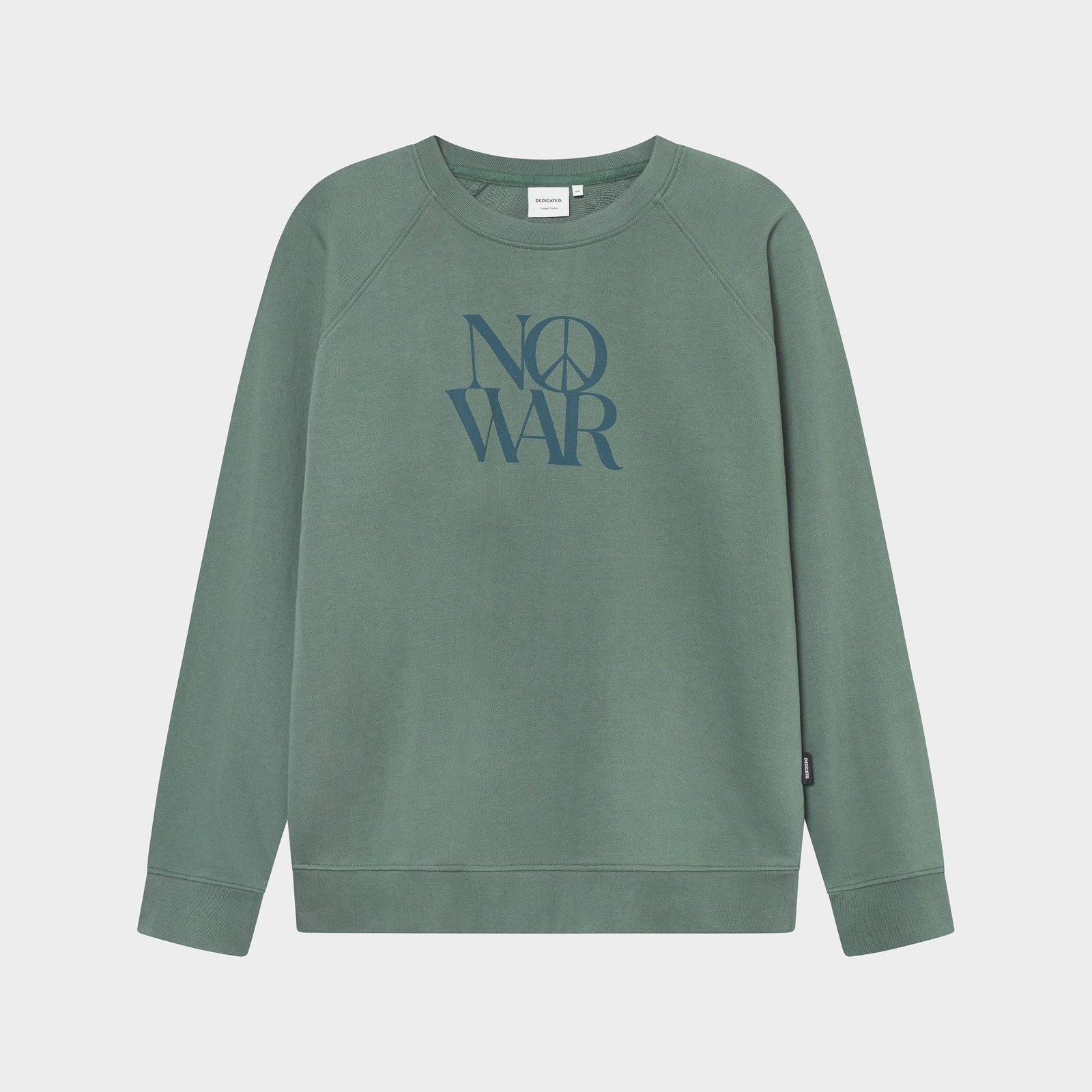 Sweatshirt Malmoe No War Forest Green