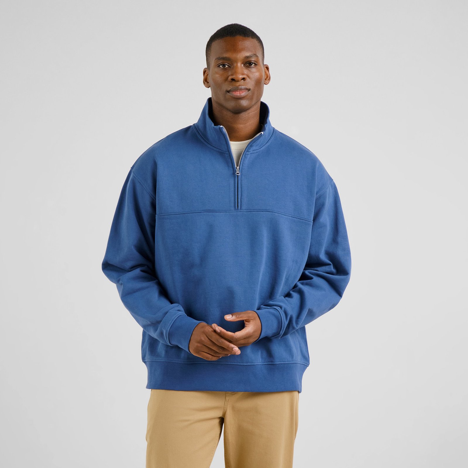 Half Zip Sweatshirt Sandvalla True Blue
