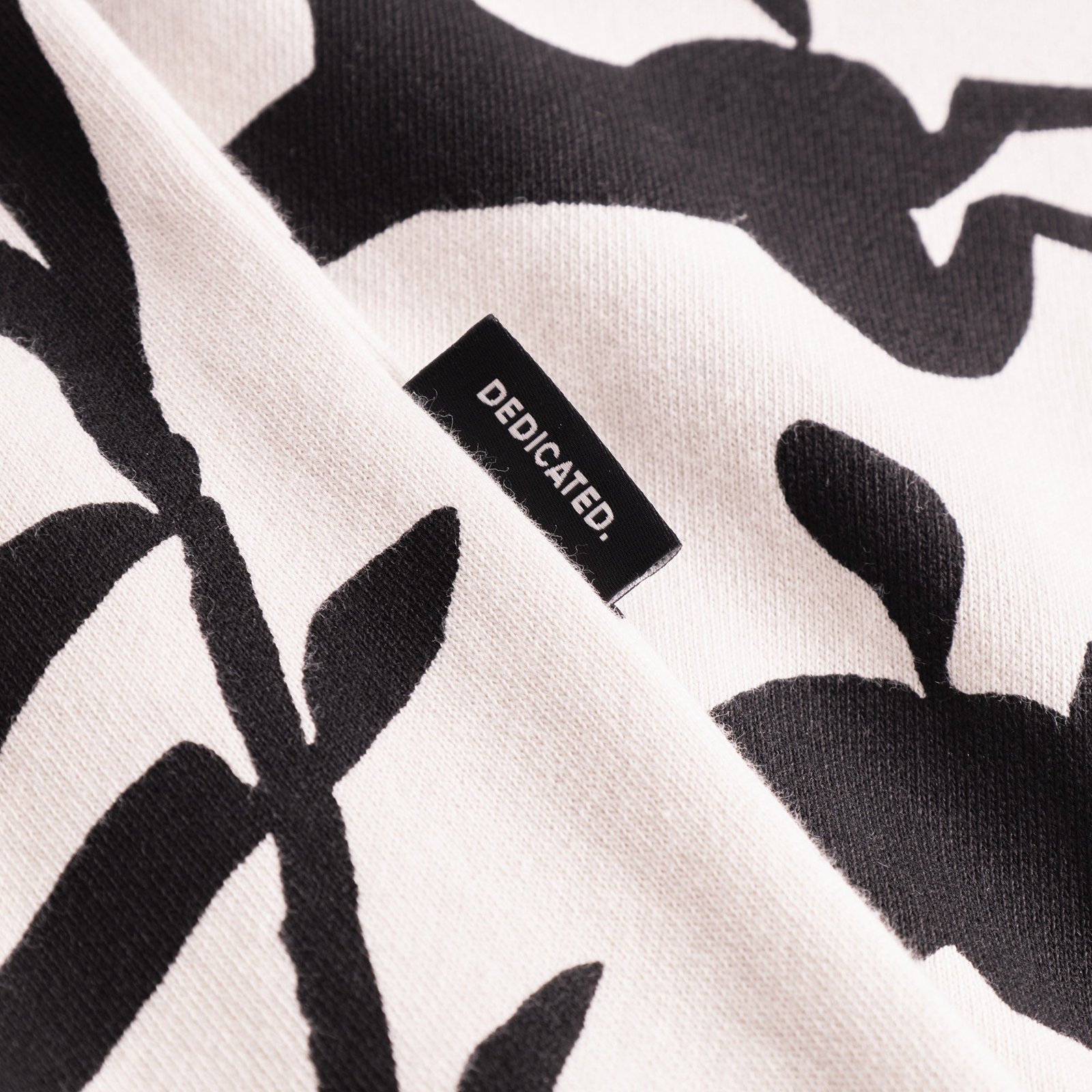 Sweatshirt Ystad Papercut Horses Oat White