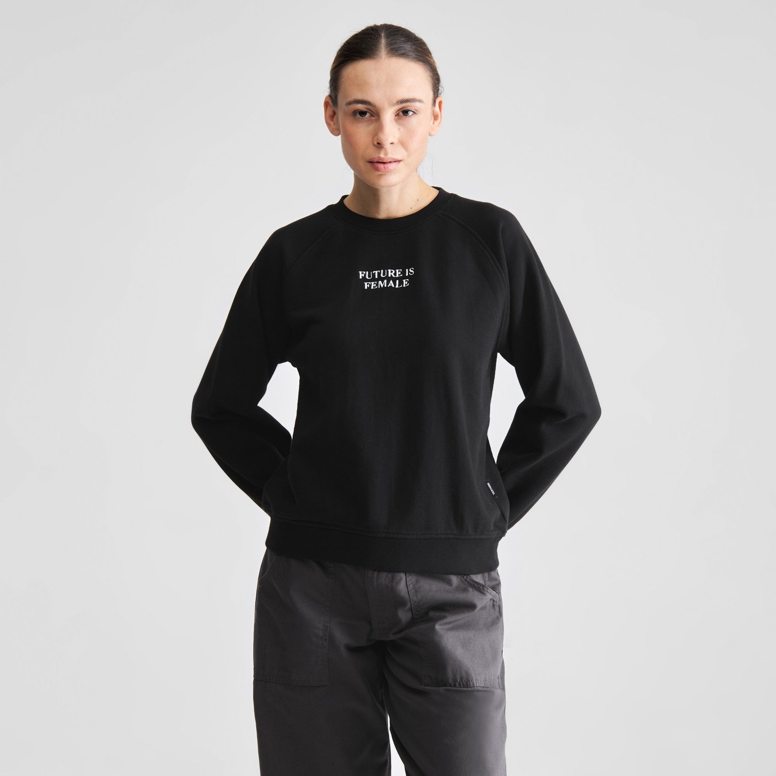Sweatshirt Ystad Future is Female Black