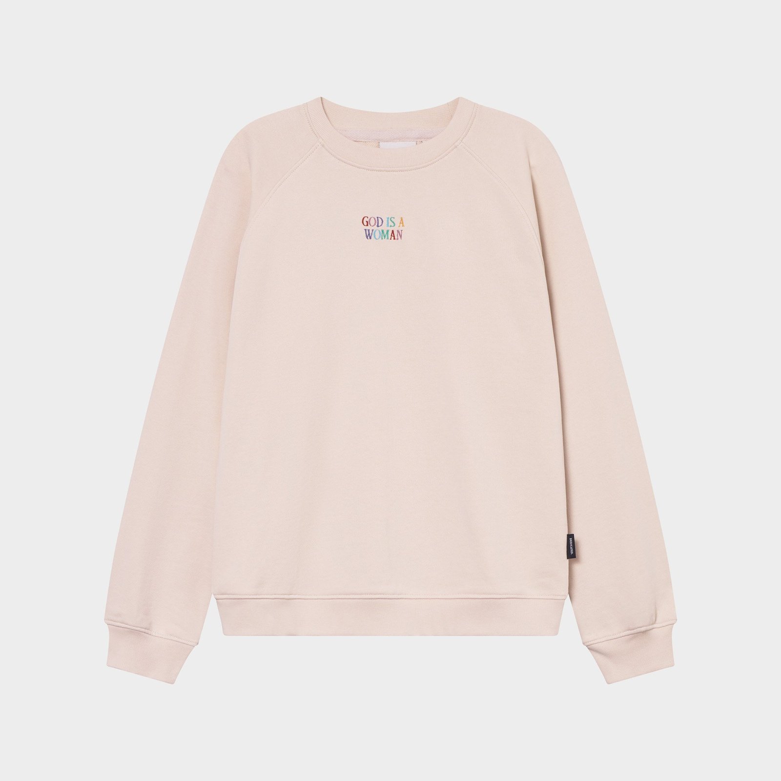 Sweatshirt Ystad God is Woman Oat White