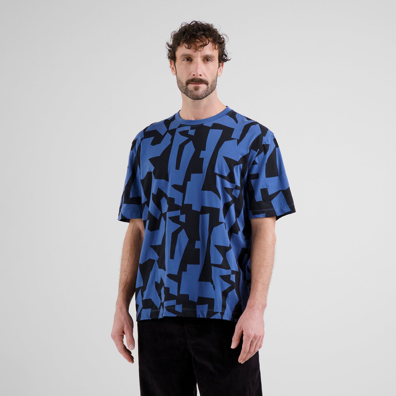 T-shirt Skanstull Abstract Chaos Blue