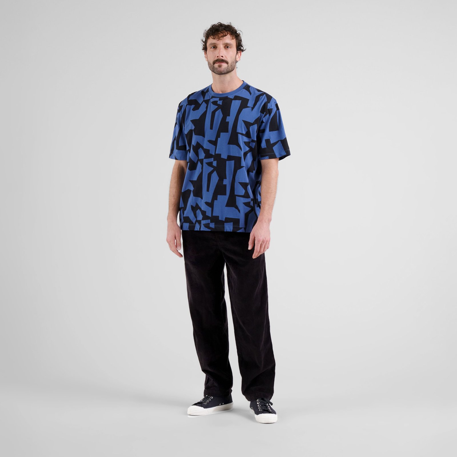 T-shirt Skanstull Abstract Chaos Blue