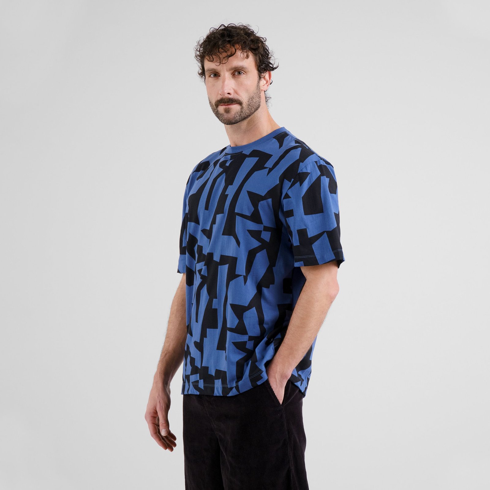 T-shirt Skanstull Abstract Chaos Blue