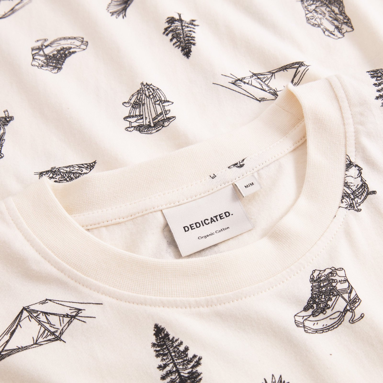 T-shirt Stockholm Go Outside AOP Off-White