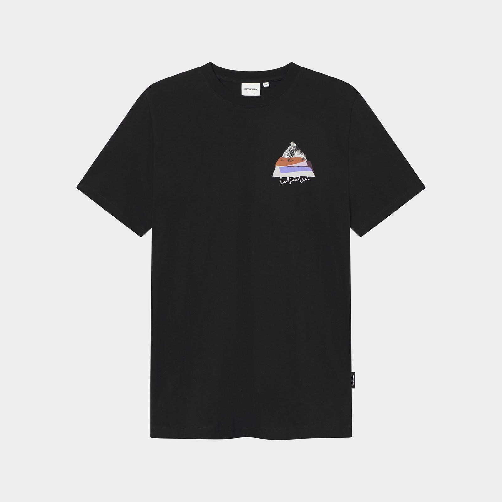 T-shirt Stockholm Cut Out Mountain Black