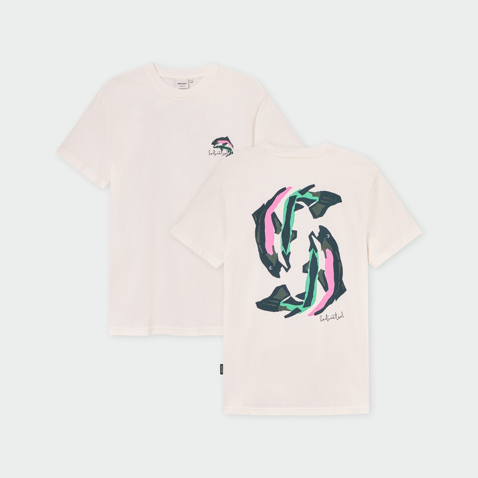 T-shirt Stockholm Cut Out Trout Off-White