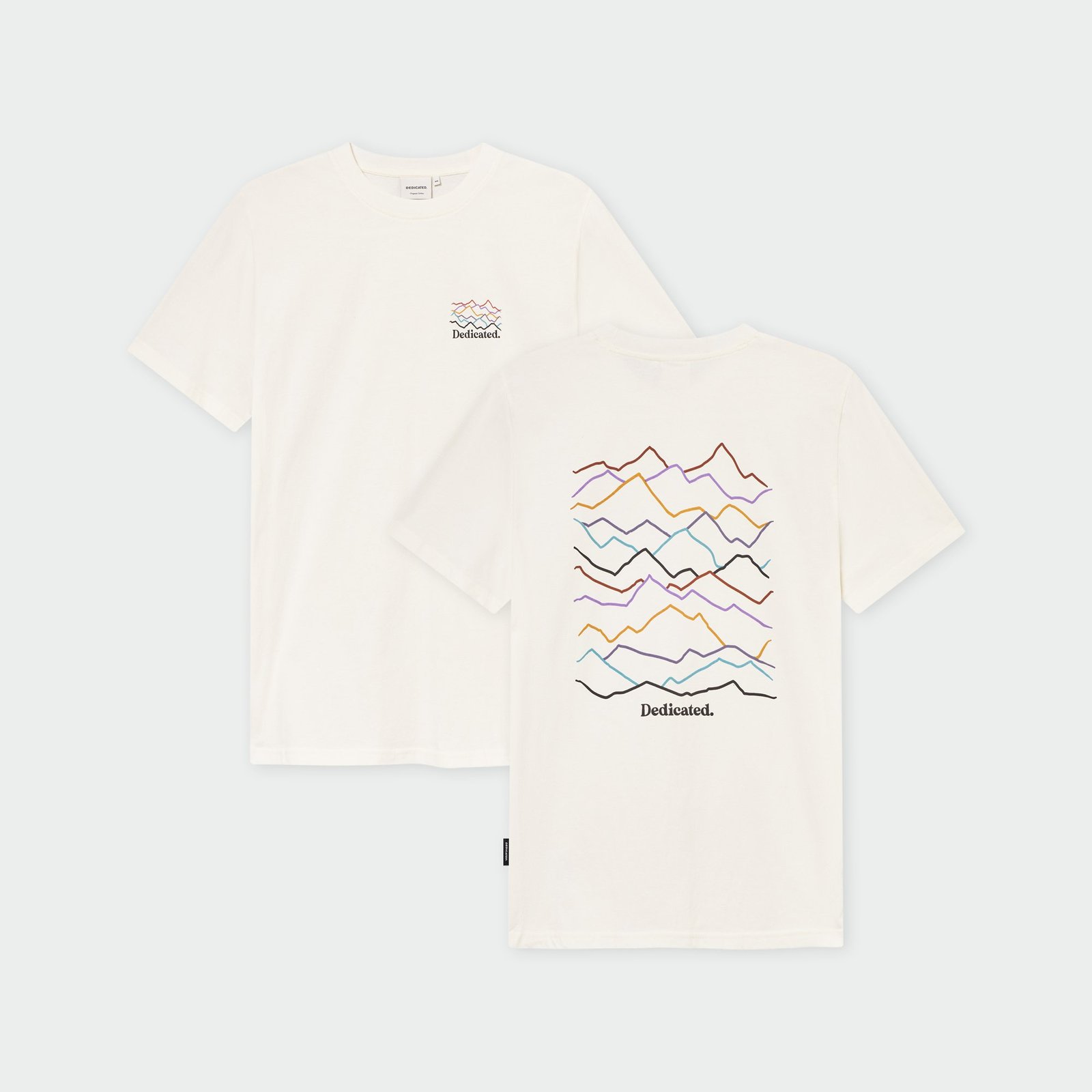 T-shirt Stockholm Line Mountains Logo Off-White