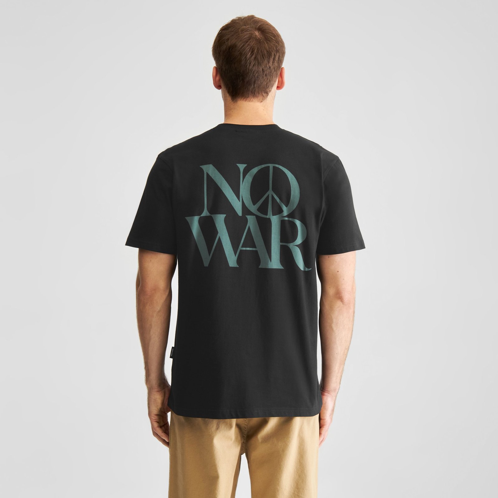T-shirt Stockholm No War Black