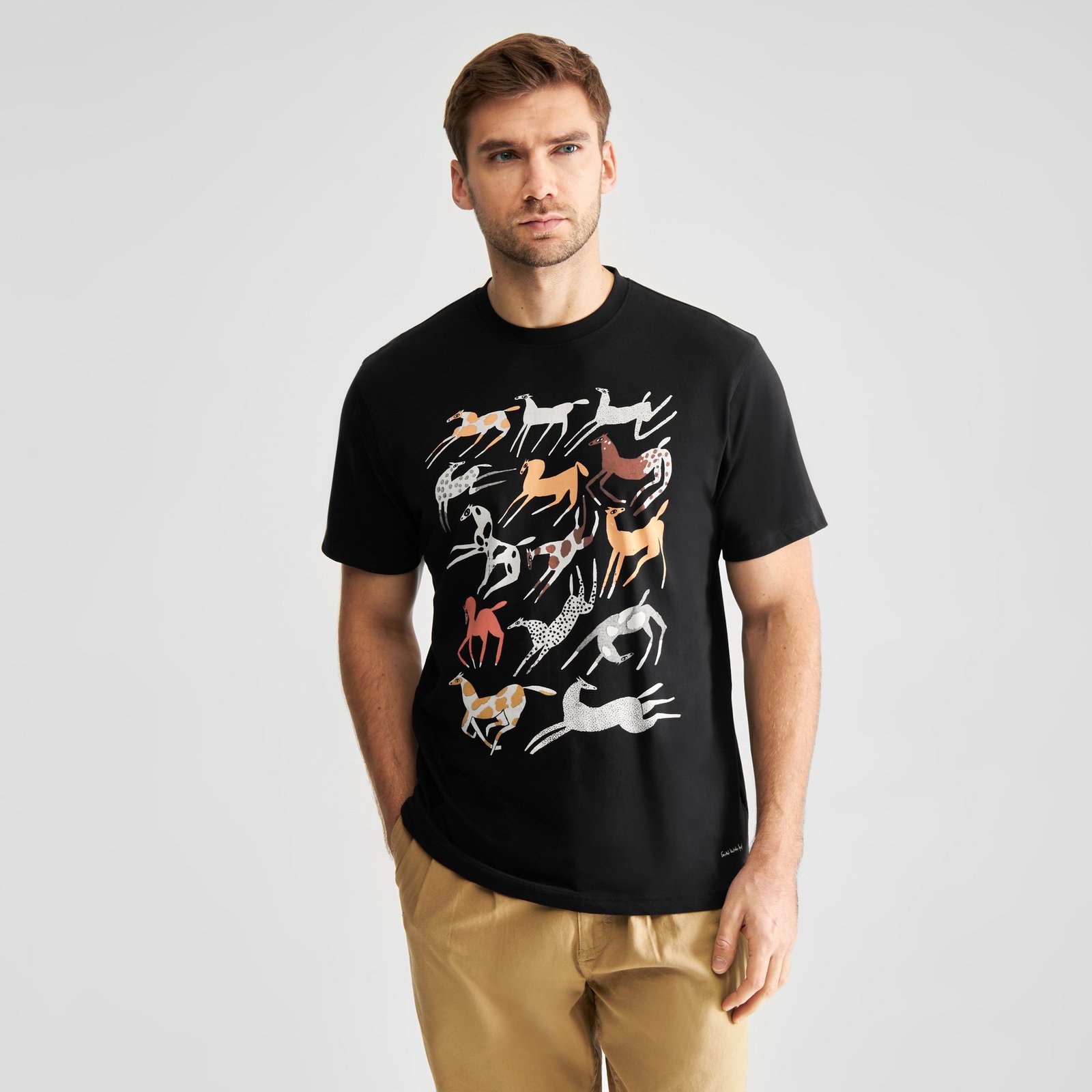 T-shirt Stockholm Mustang Party Black