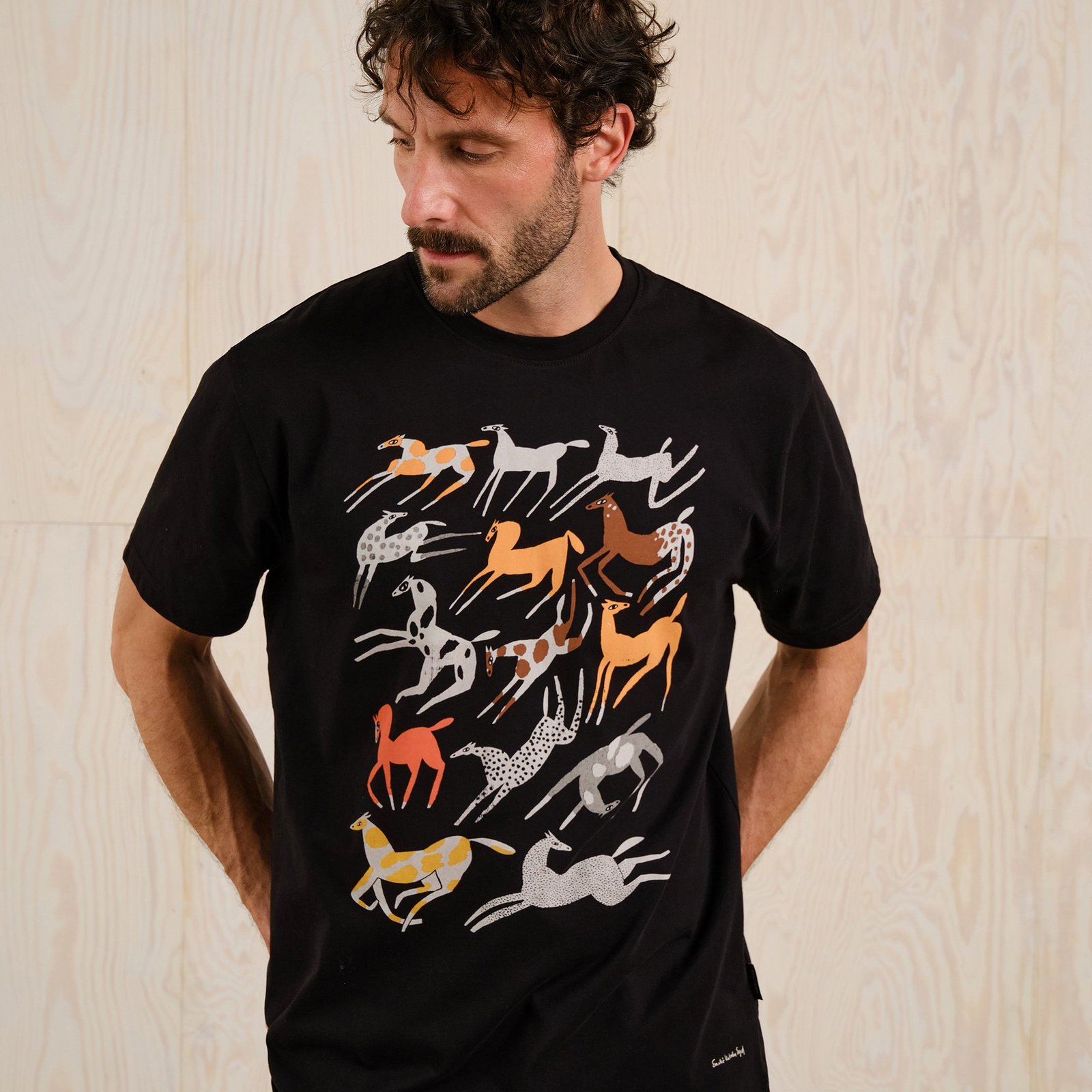 T-shirt Stockholm Mustang Party Black