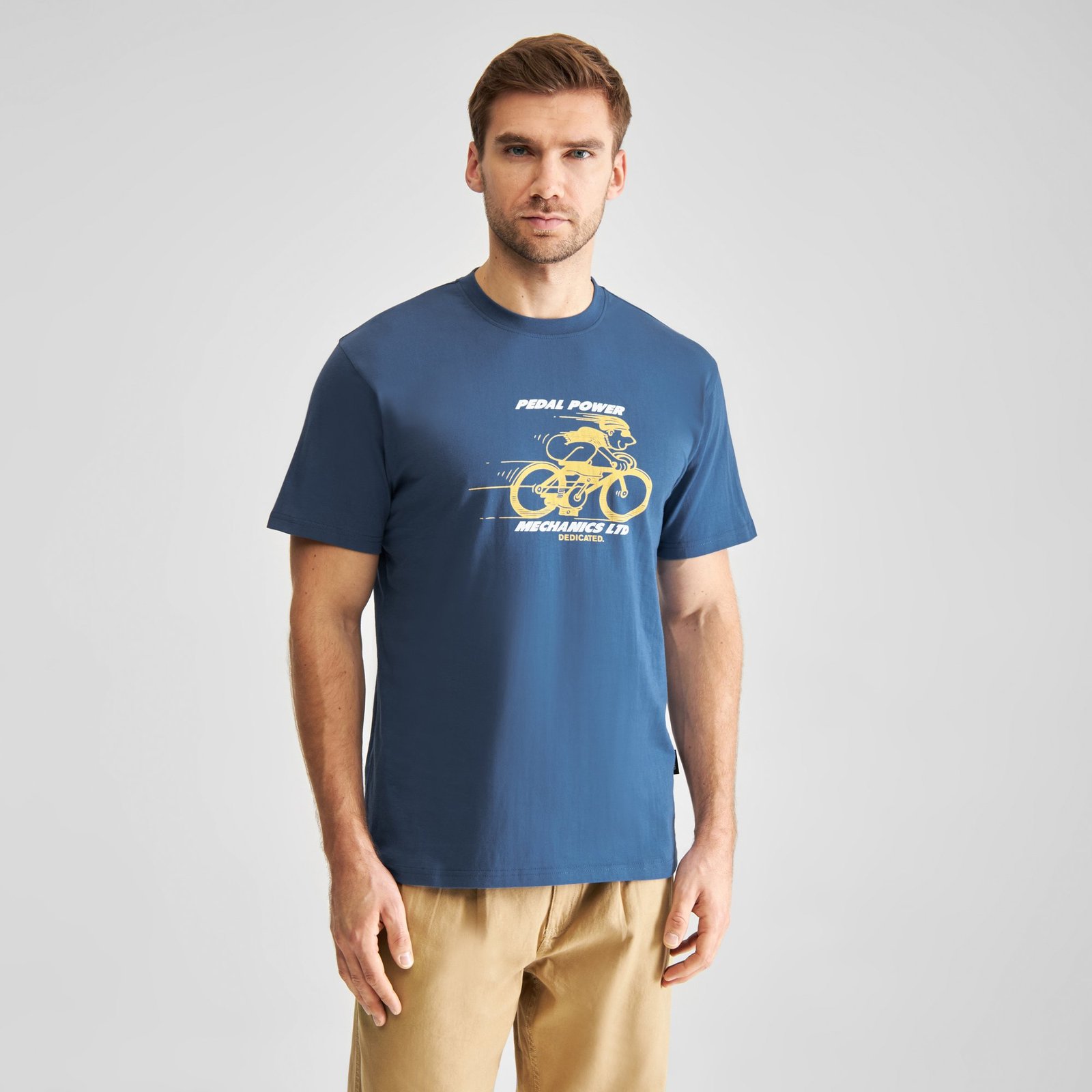 T-shirt Stockholm Pedal Power True Blue