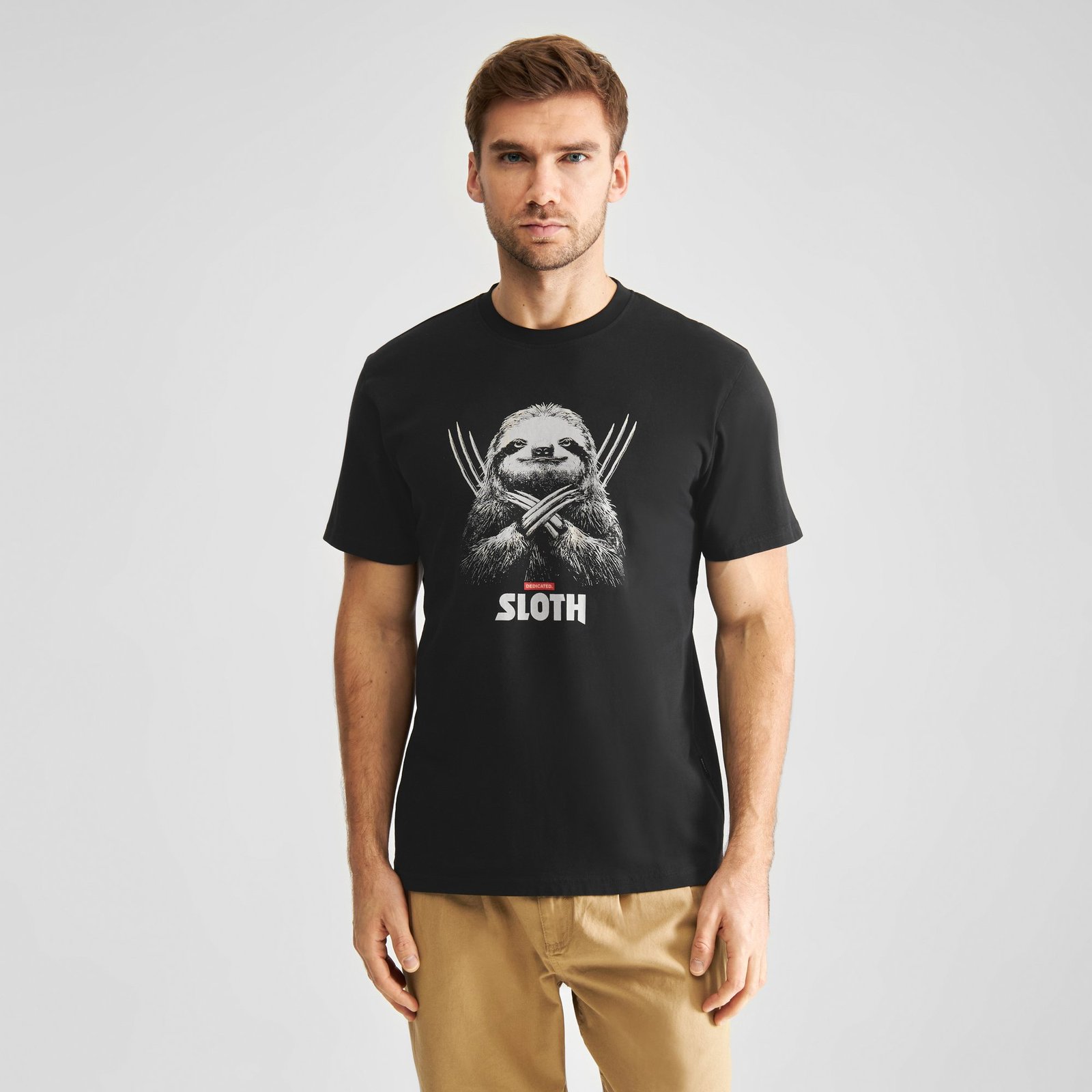 T-shirt Stockholm Sloth Black