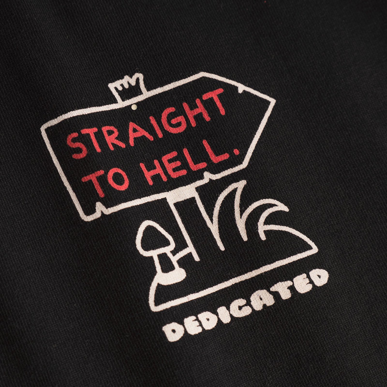 T-shirt Stockholm Straight To Hell Black