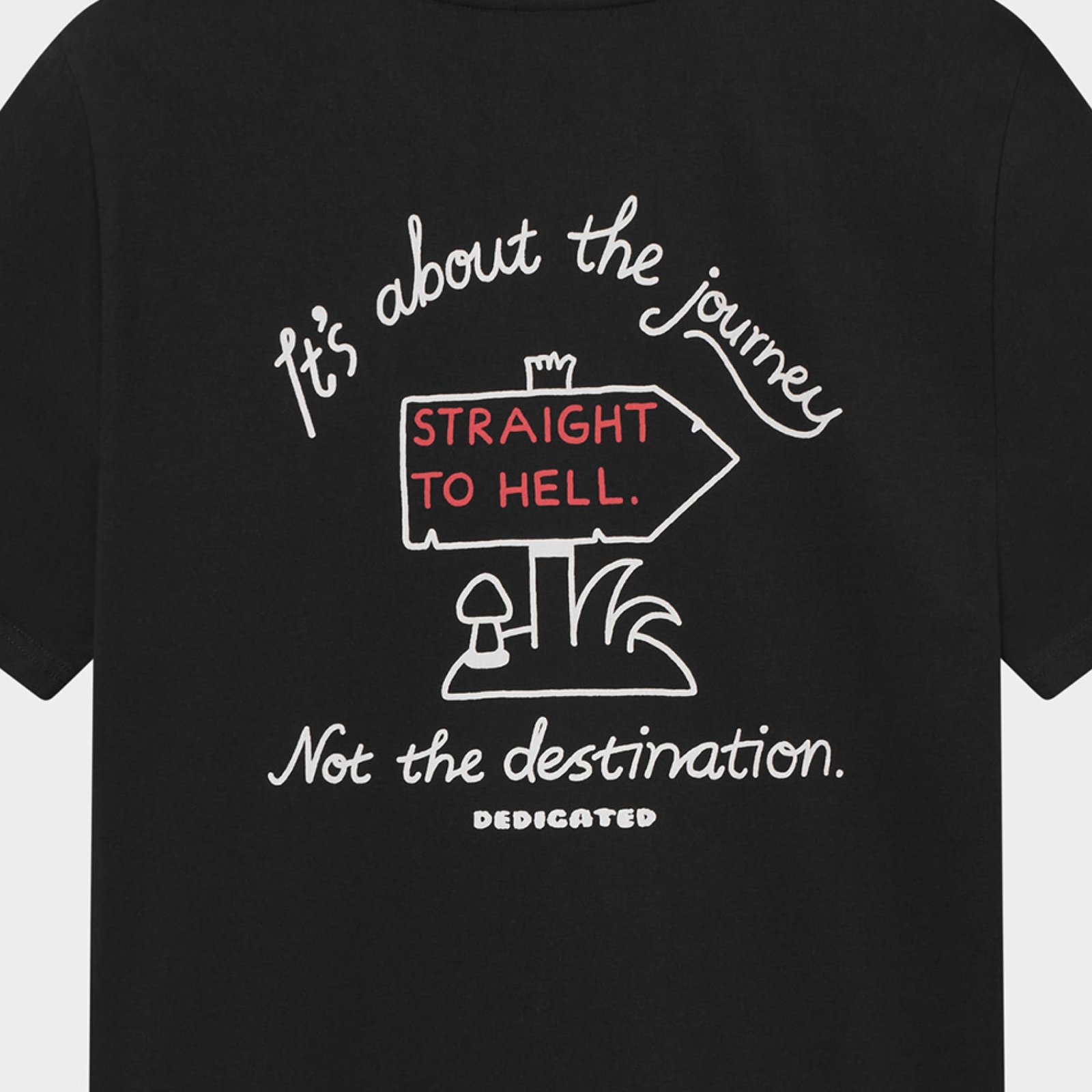 T-shirt Stockholm Straight To Hell Black