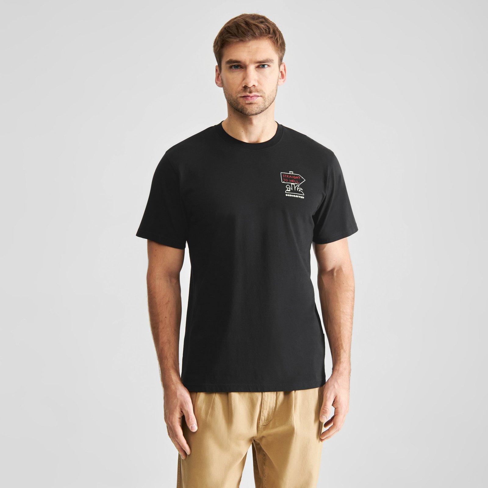 T-shirt Stockholm Straight To Hell Black