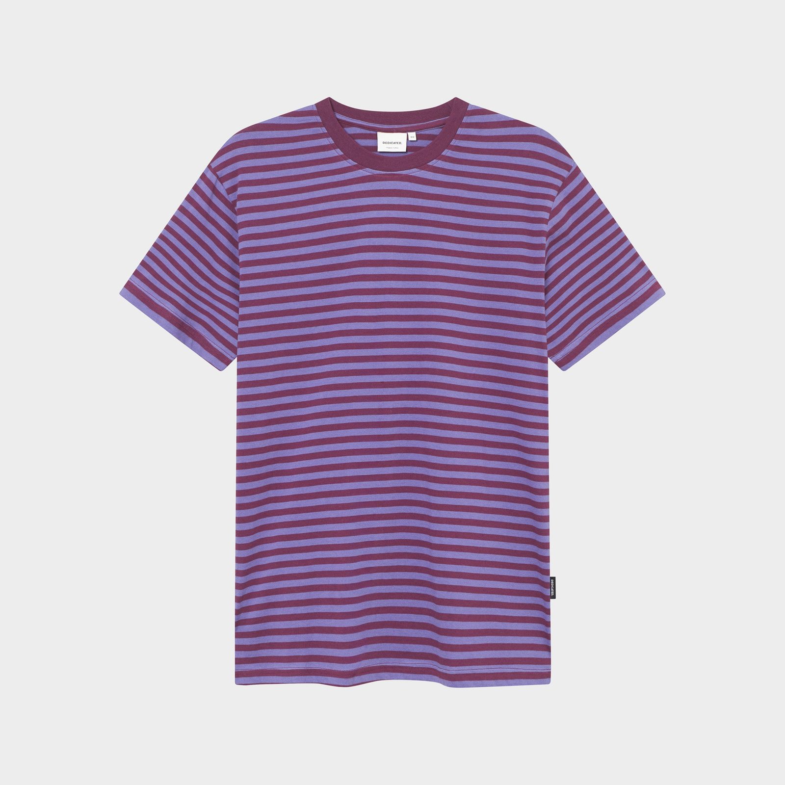 T-shirt Stockholm Stripes Fig Red