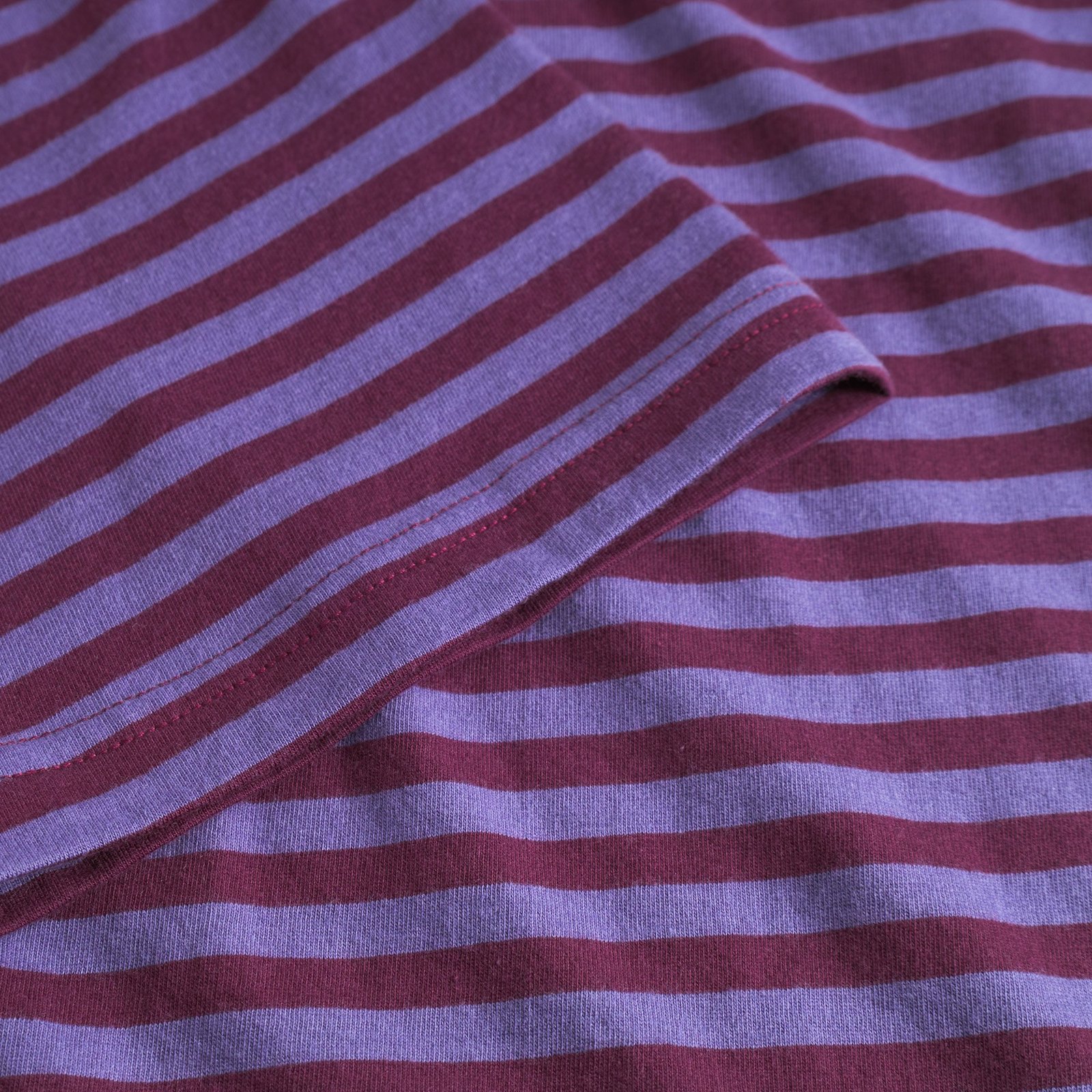 T-shirt Stockholm Stripes Fig Red