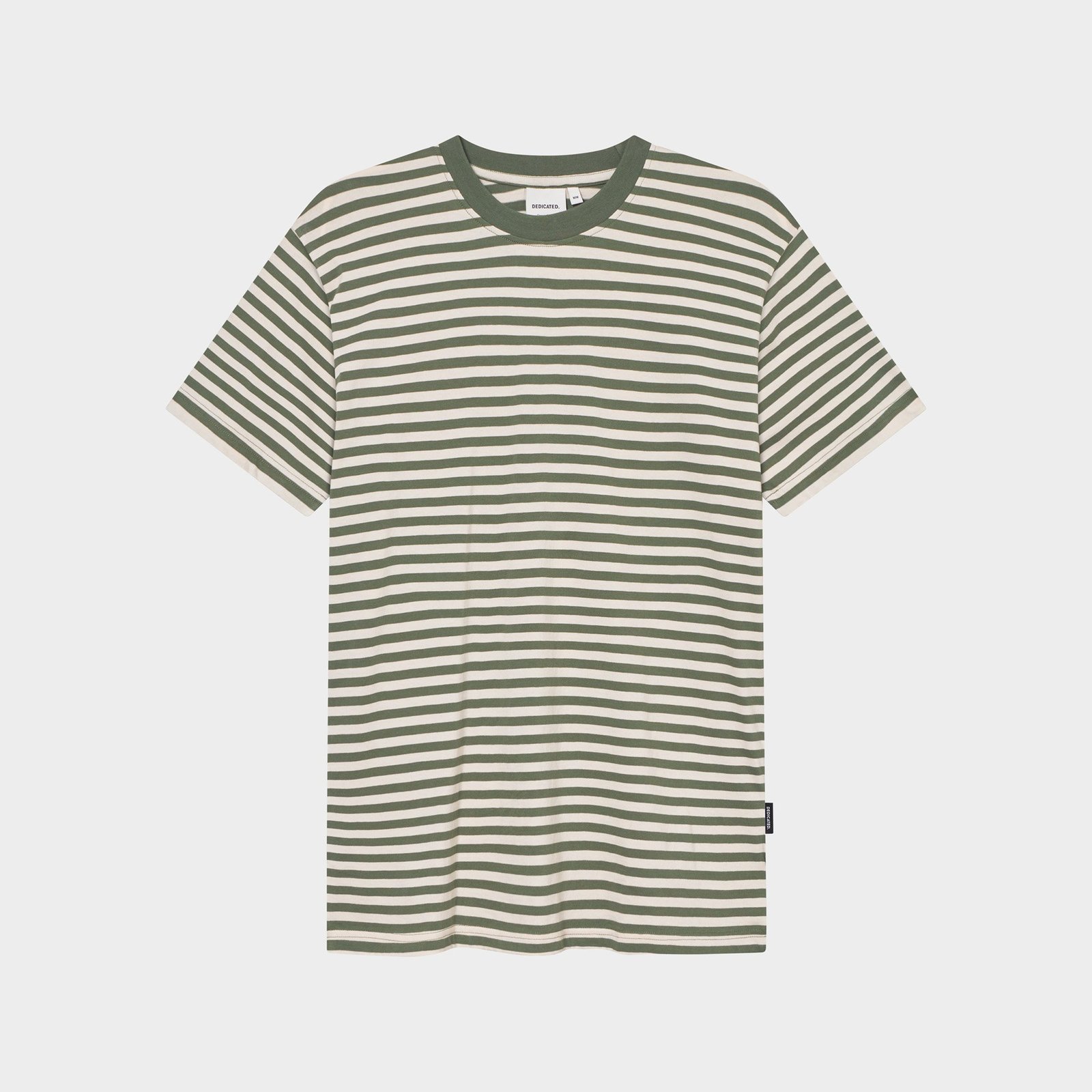 T-shirt Stockholm Stripes Leaf Green