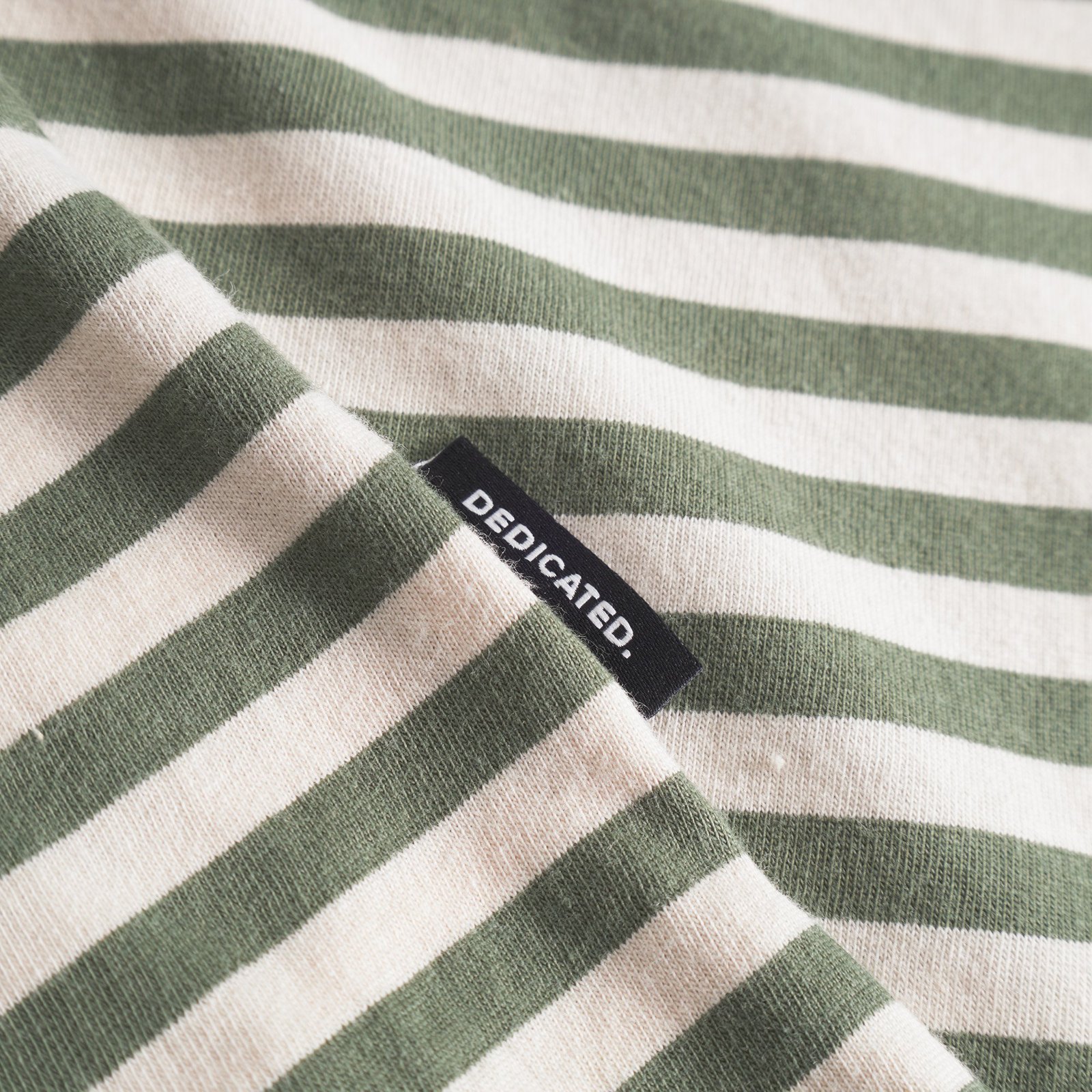 T-shirt Stockholm Stripes Leaf Green