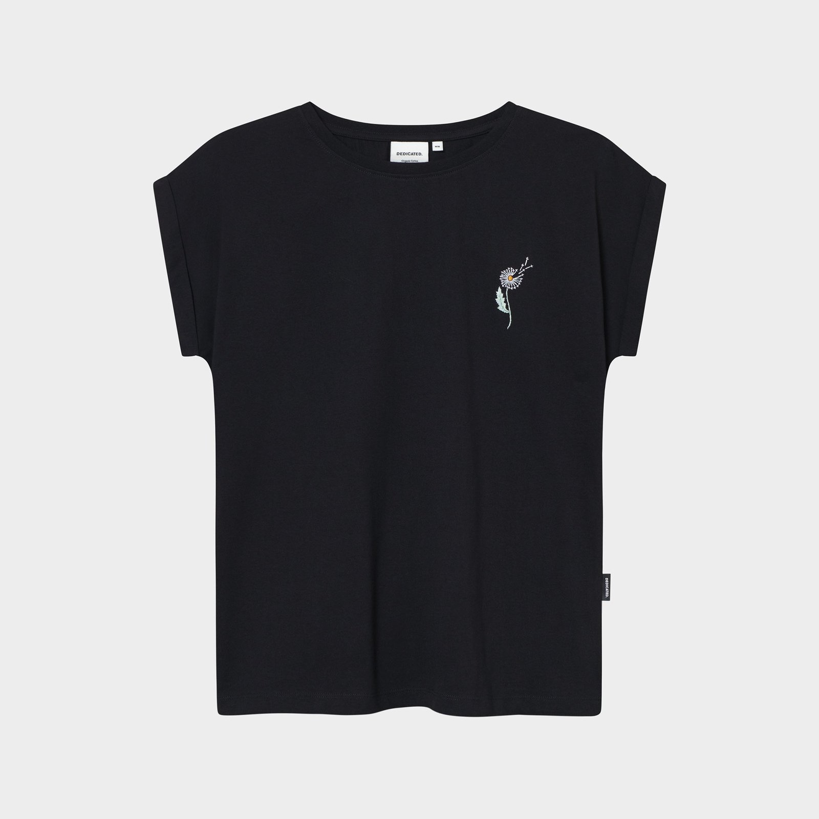 T-shirt Visby Dandelion EMB Black