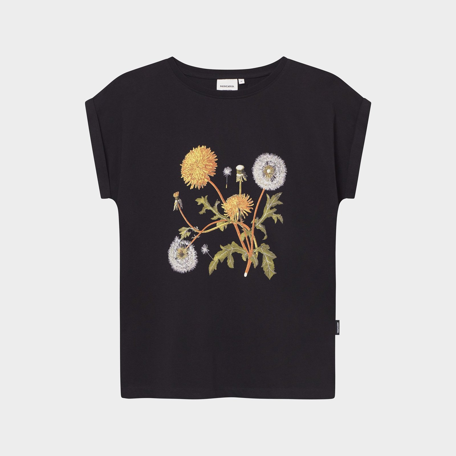 T-shirt Visby Dandelions Black