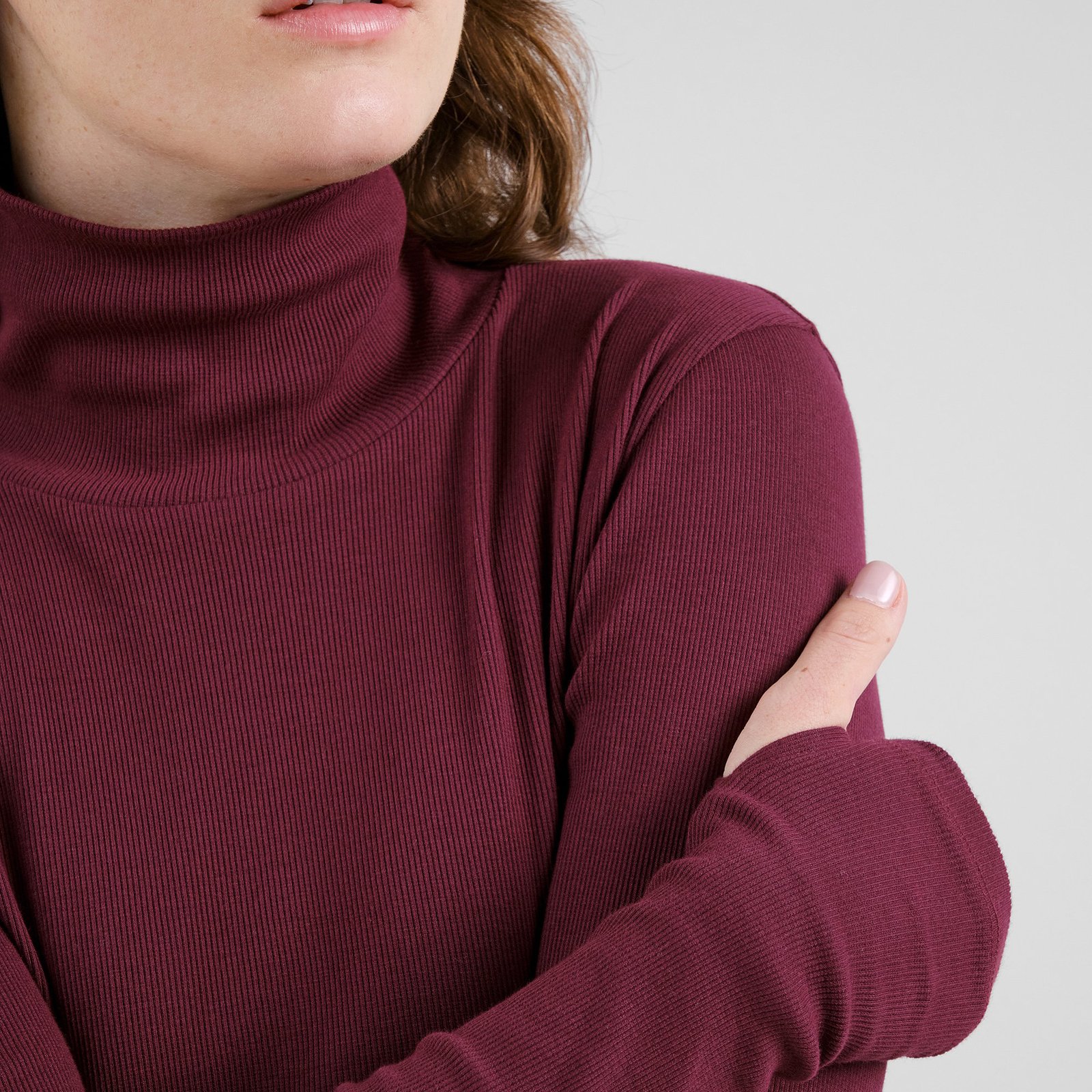 Rib Top Malma Fig Red