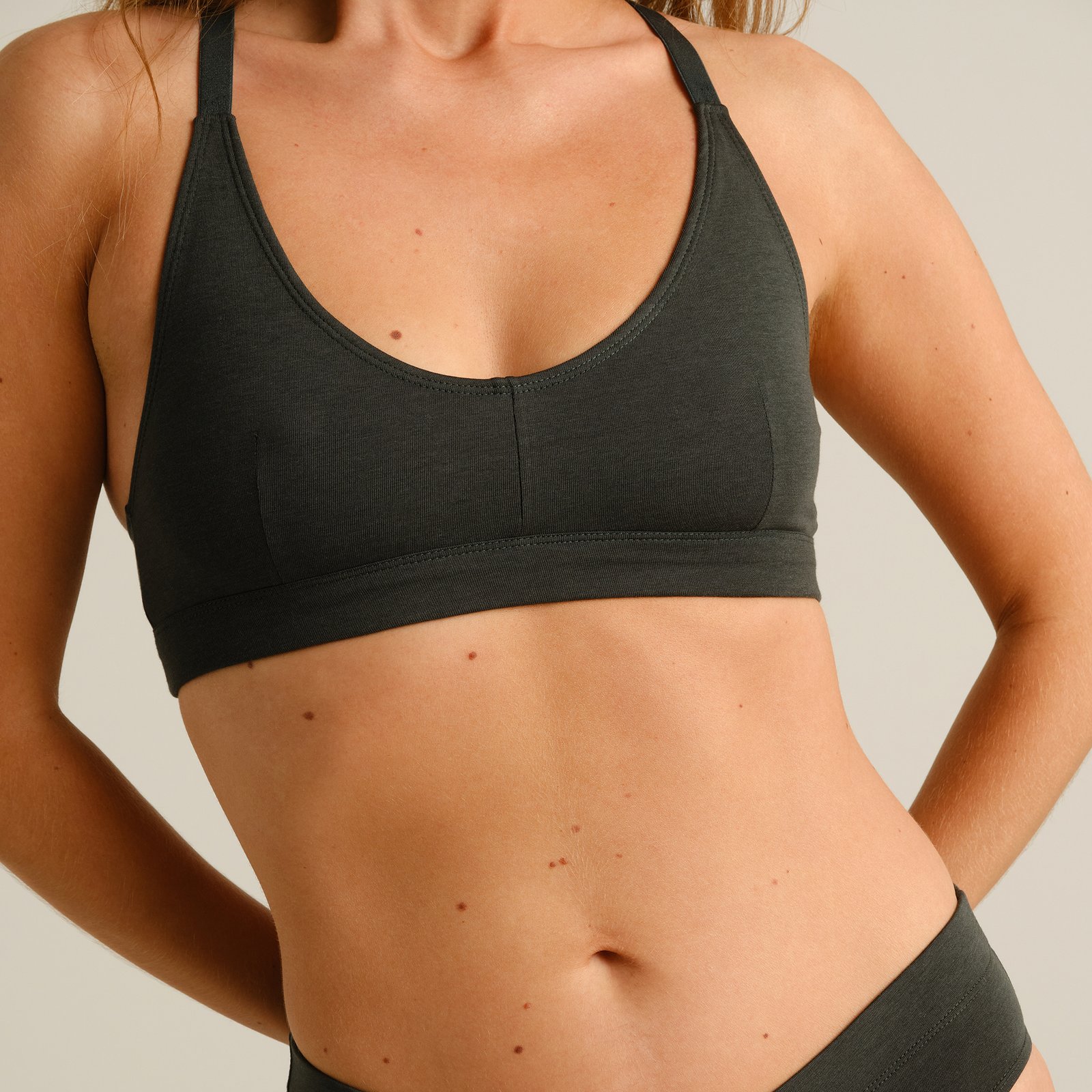 Soft Bra Junsele Dark Green