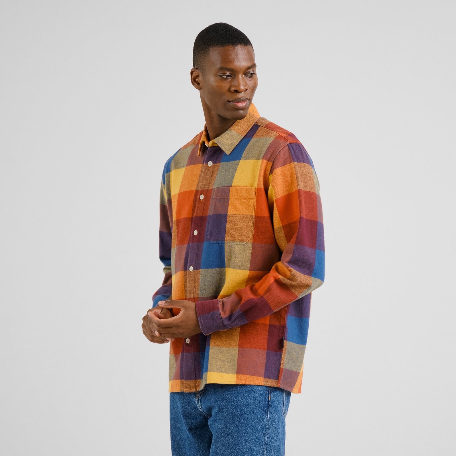 Shirt Rute Flannel Check Multi Color