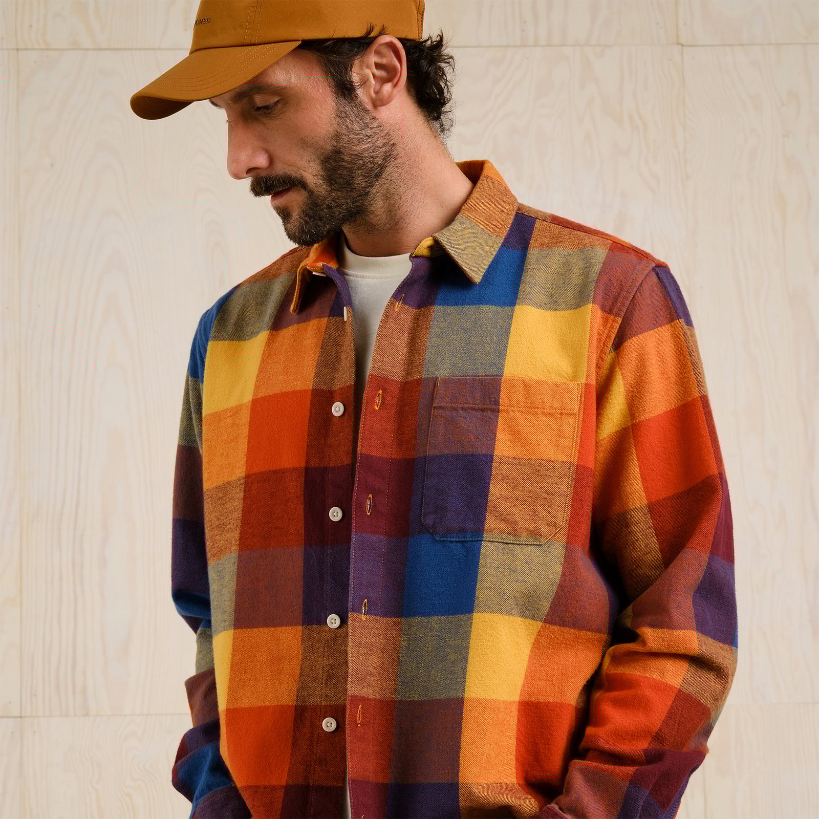 Shirt Rute Flannel Check Multi Color