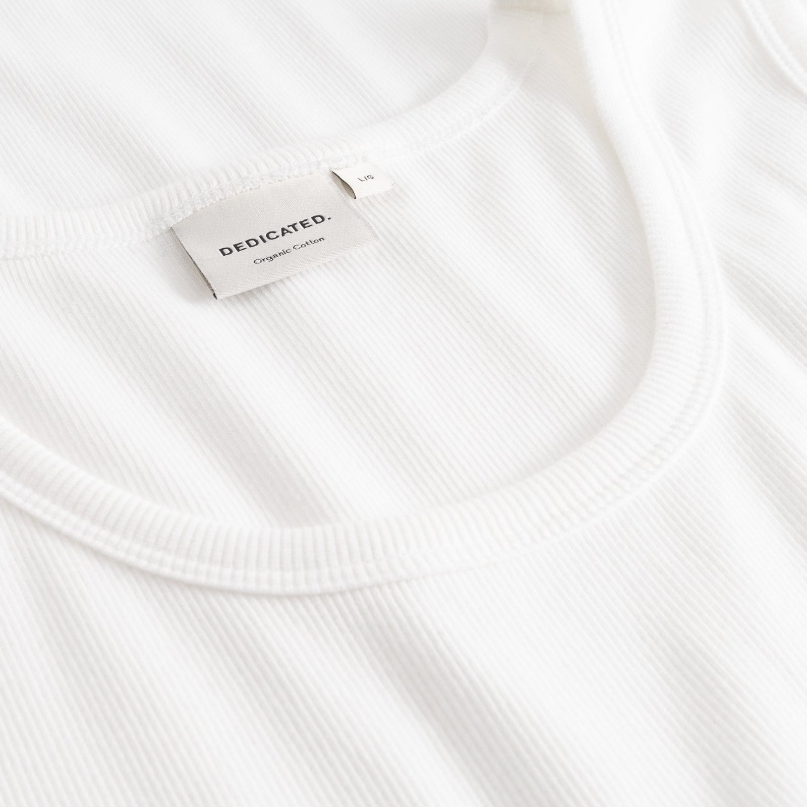 Rib Tank Top Forsa White