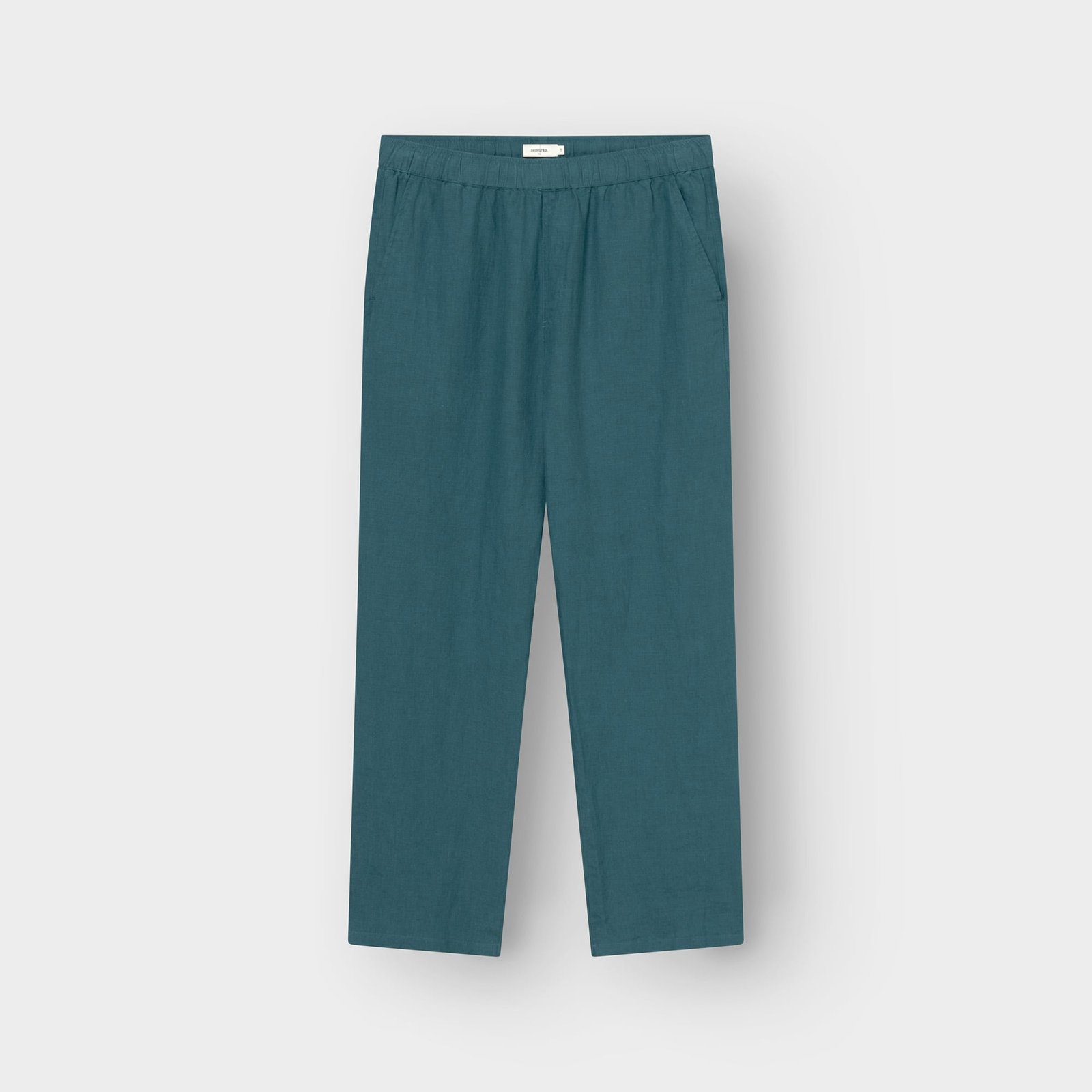 Pants Borrby Linen Mediterranea Green
