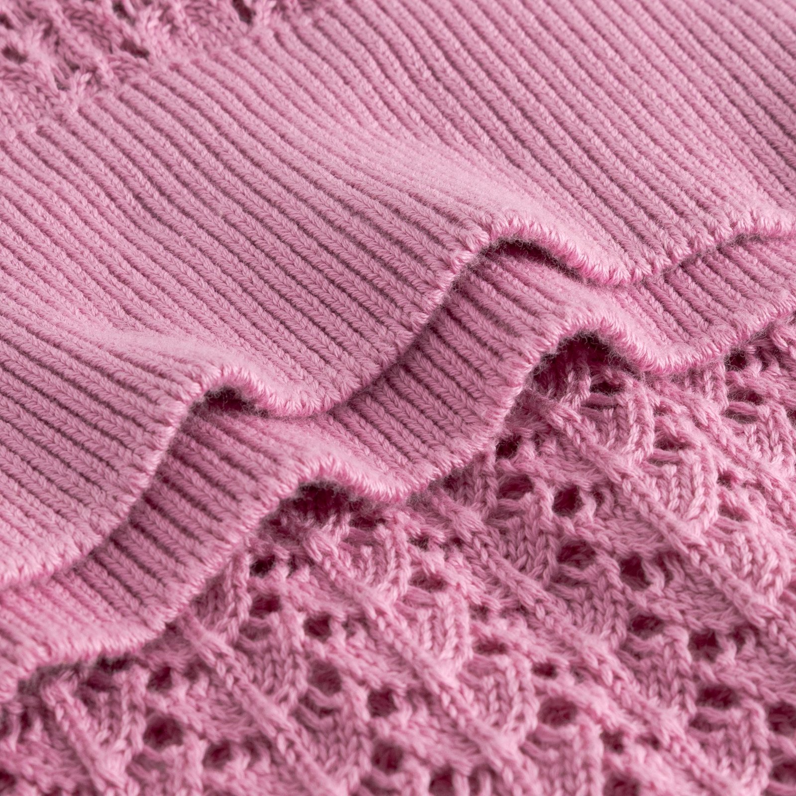 Knitted T-shirt Flen Crochet Moonlite Pink