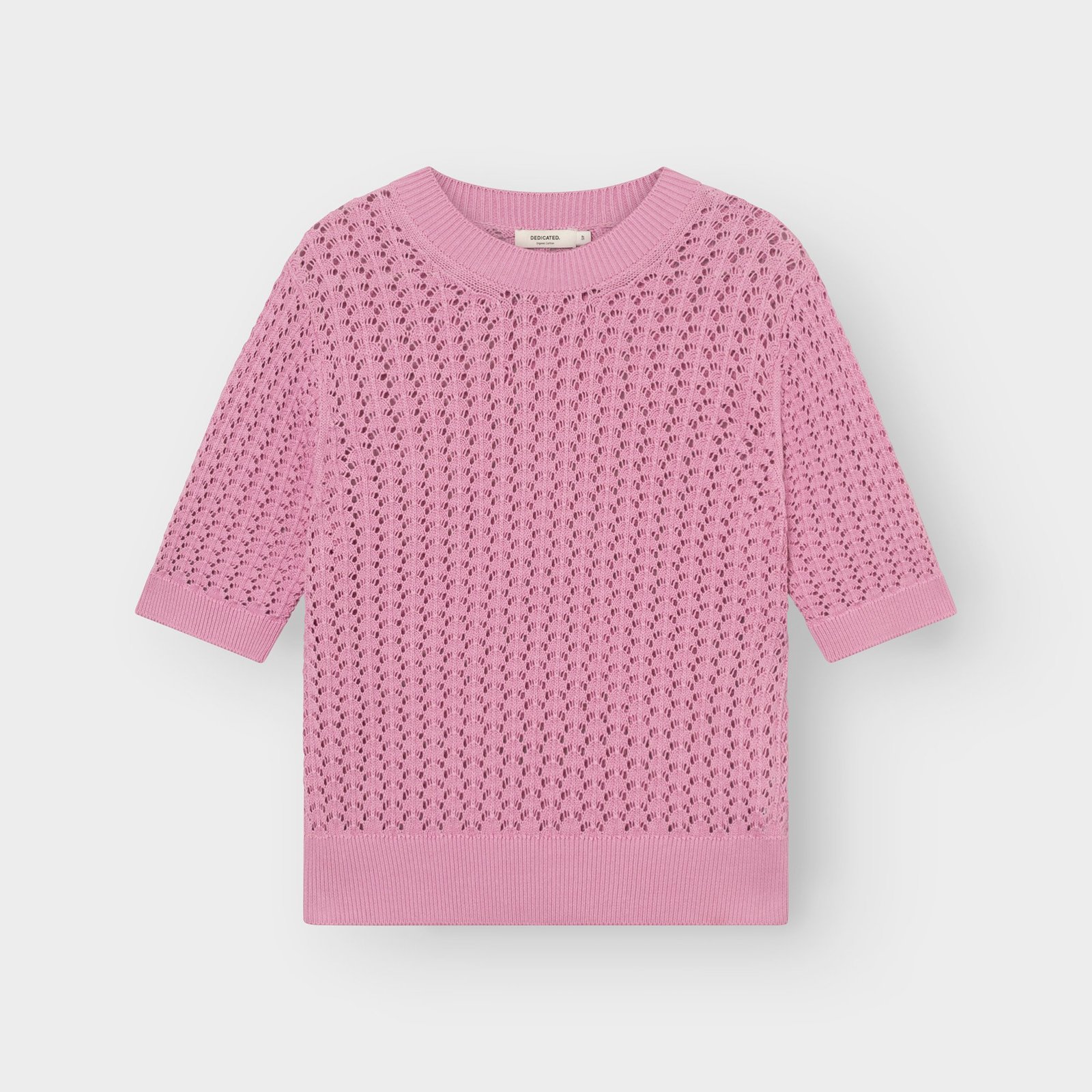 Knitted T-shirt Flen Crochet Moonlite Pink