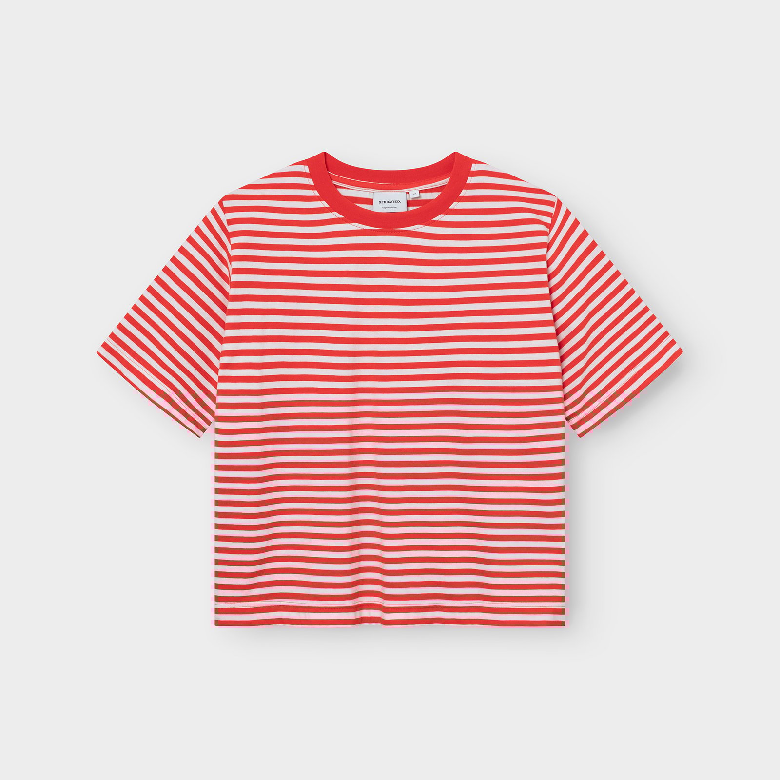 T-shirt Vadstena Stripes Grenadine Red