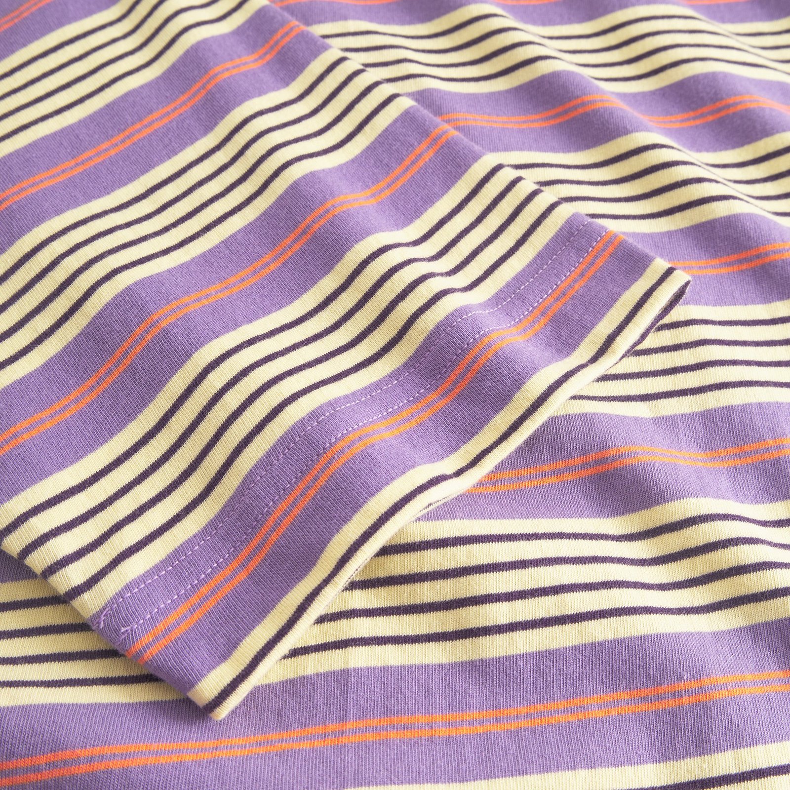 T-shirt Vadstena Retro Stripe Haze Purple
