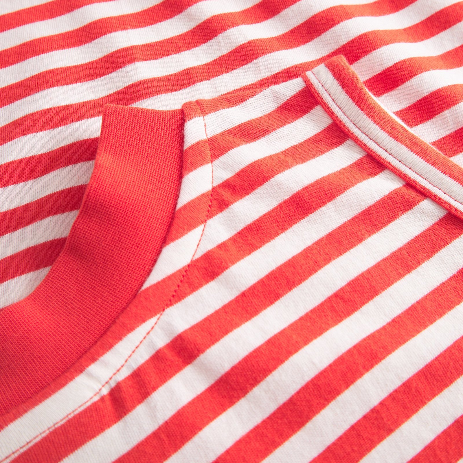 Top Namsos Stripes Grenadine Red