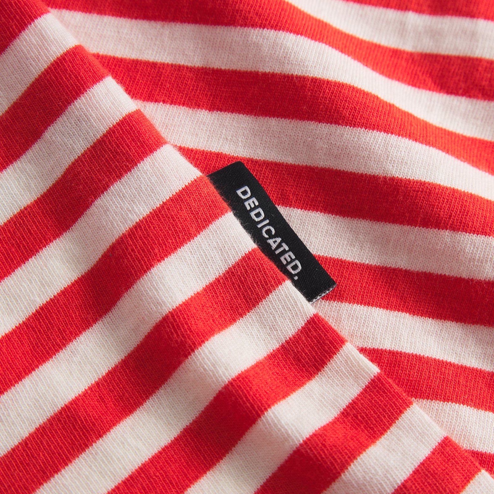 T-shirt Stockholm Stripes Grenadine Red
