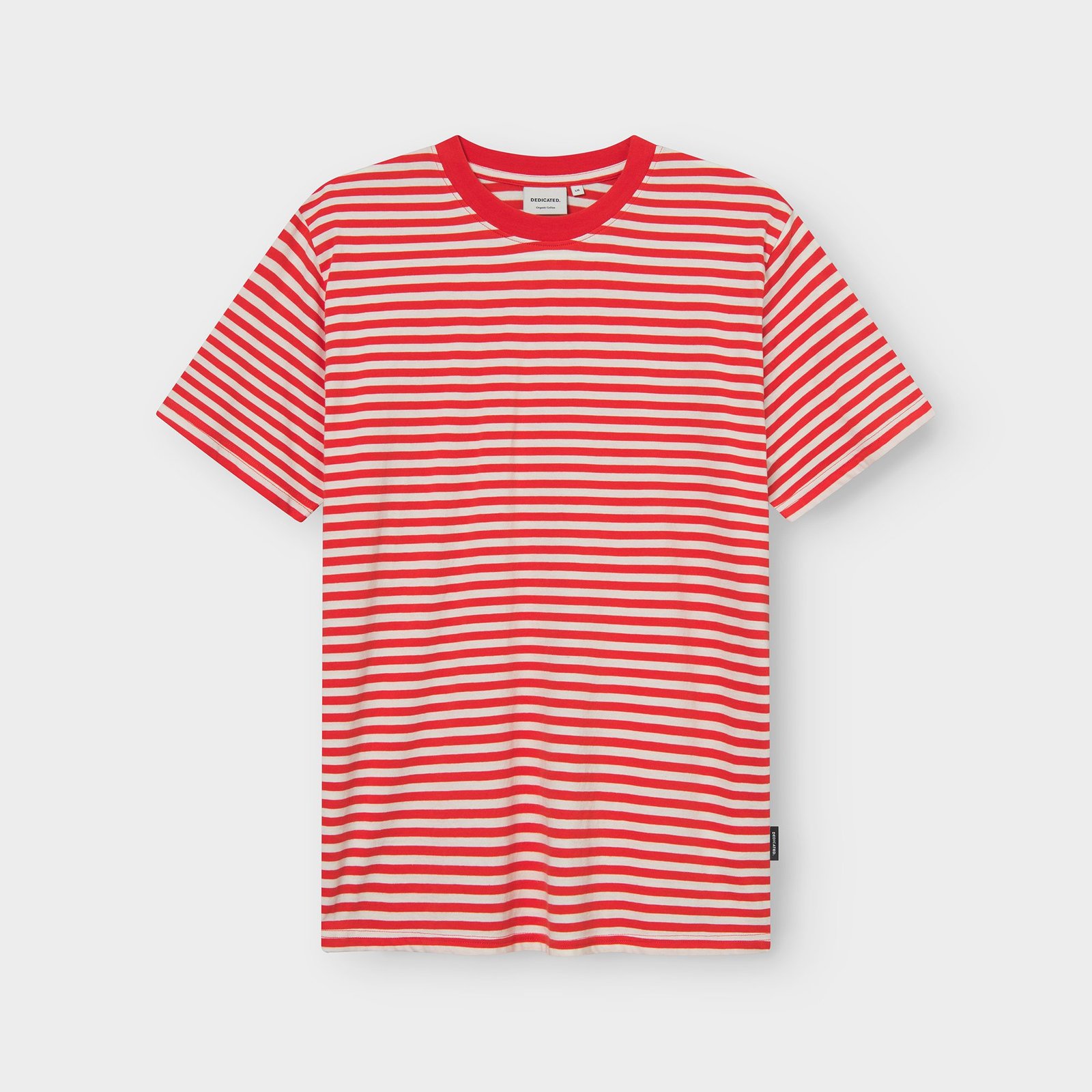 T-shirt Stockholm Stripes Grenadine Red