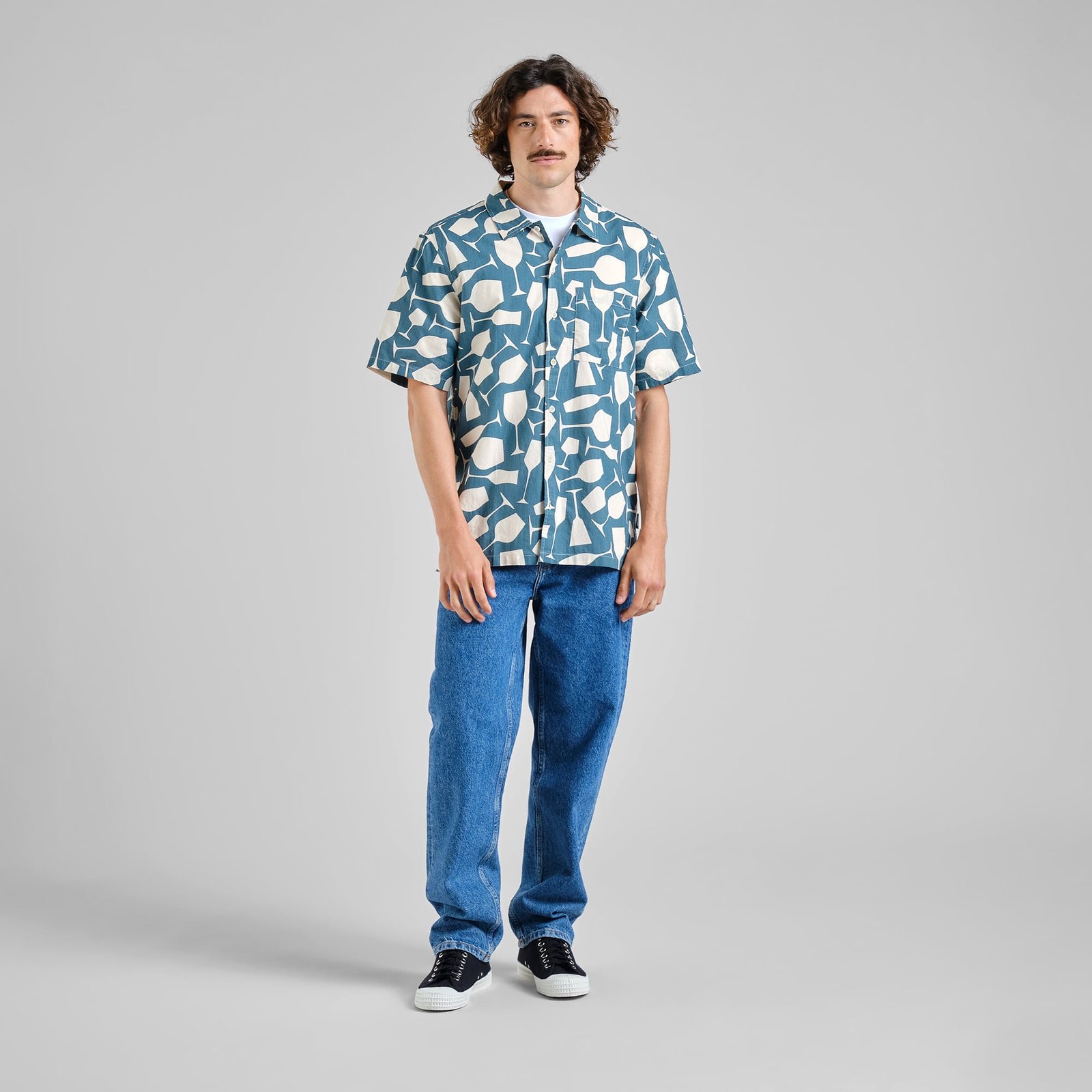 Shirt Brantevik Wine Cups Mediterranea Green