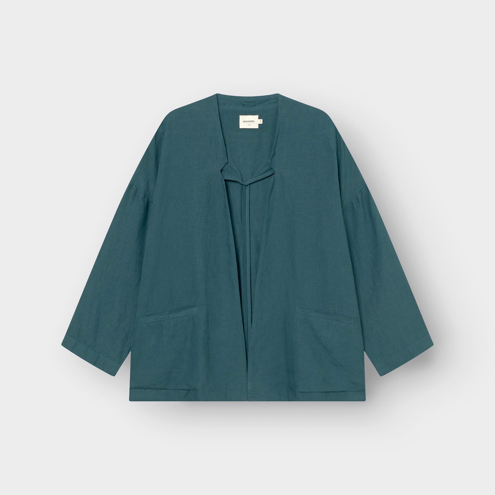 Loose Blazer Tanto Linen Mediterranea Green