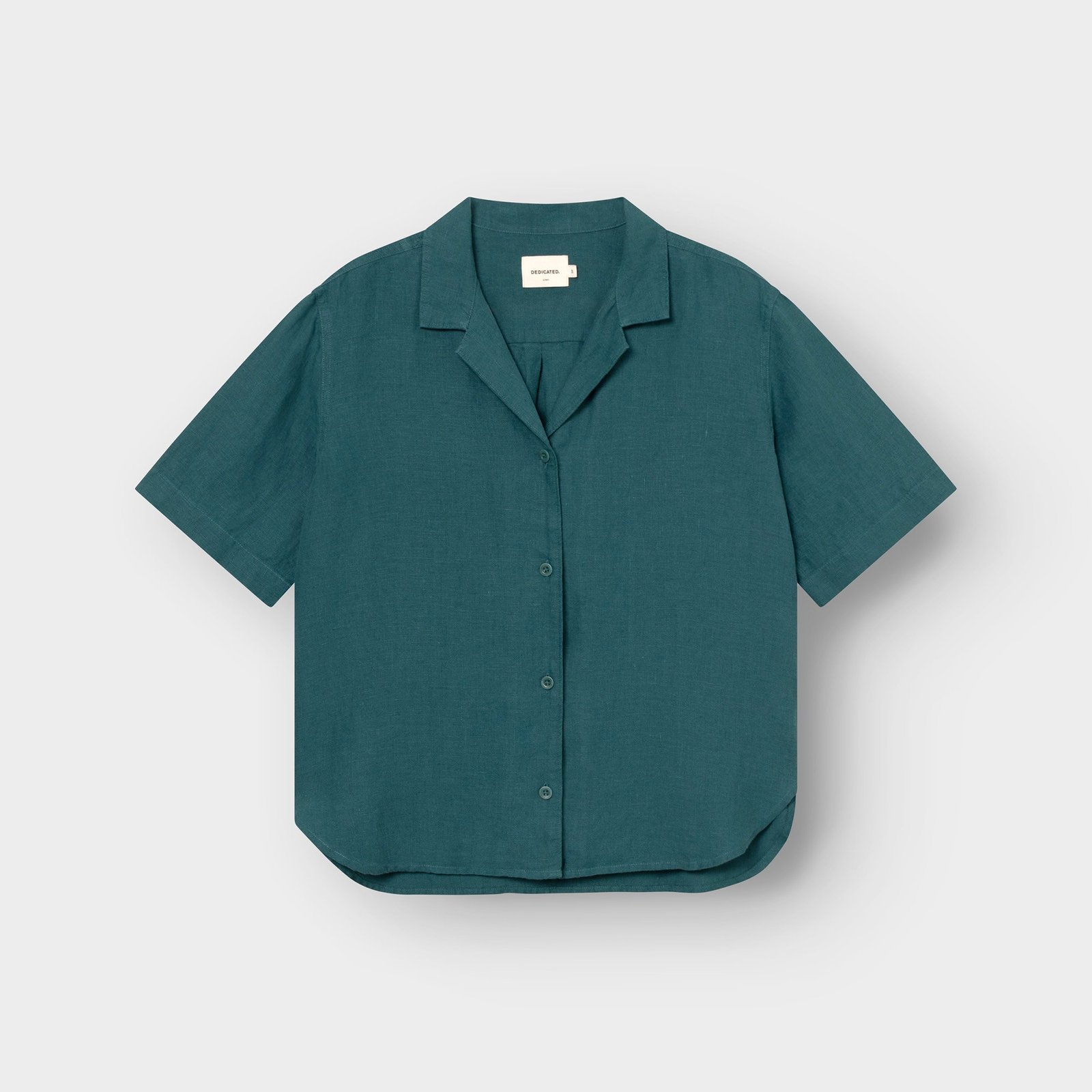 Shirt Torup Linen Mediterranea Green