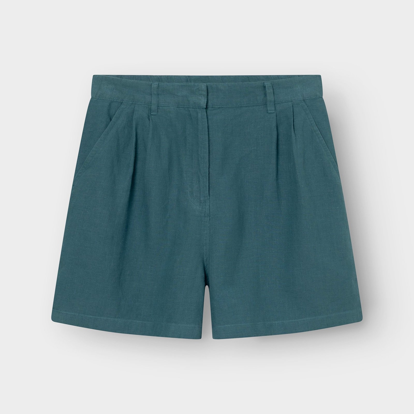 Shorts Djupvik Linen Mediterranea Green