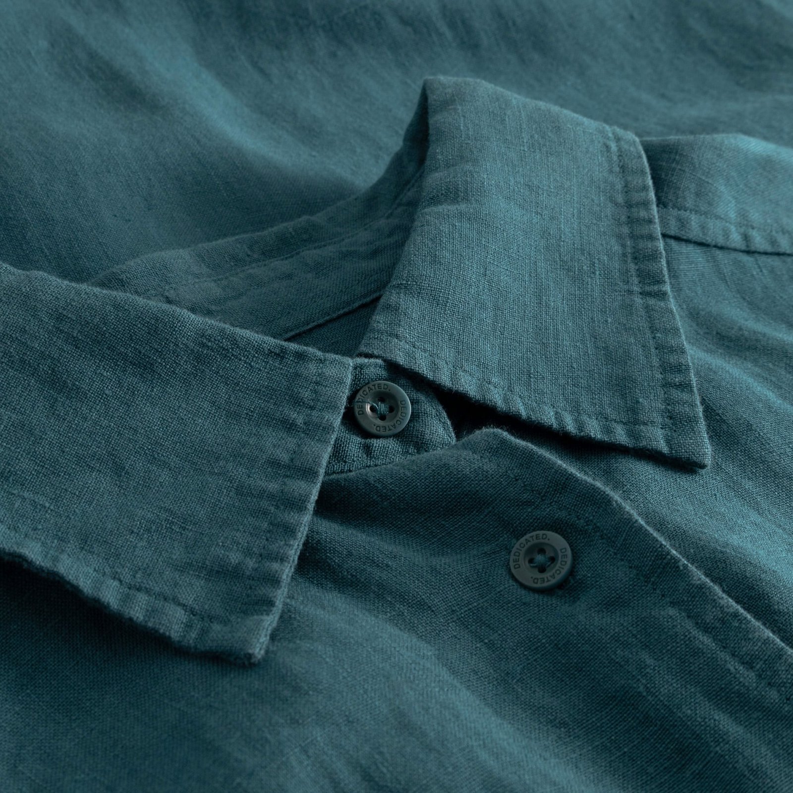 Shirt Dress Ripa Linen Mediterranea Green