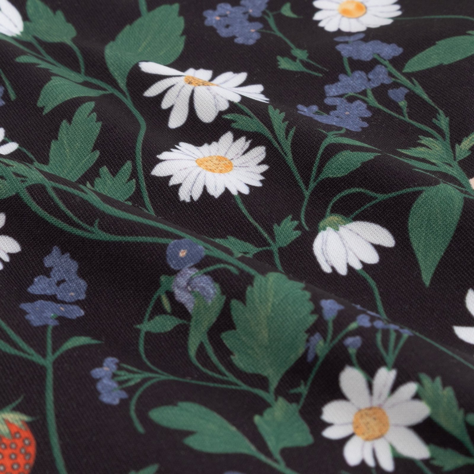 Bikini Bottoms Sanda Strawberry Field Black